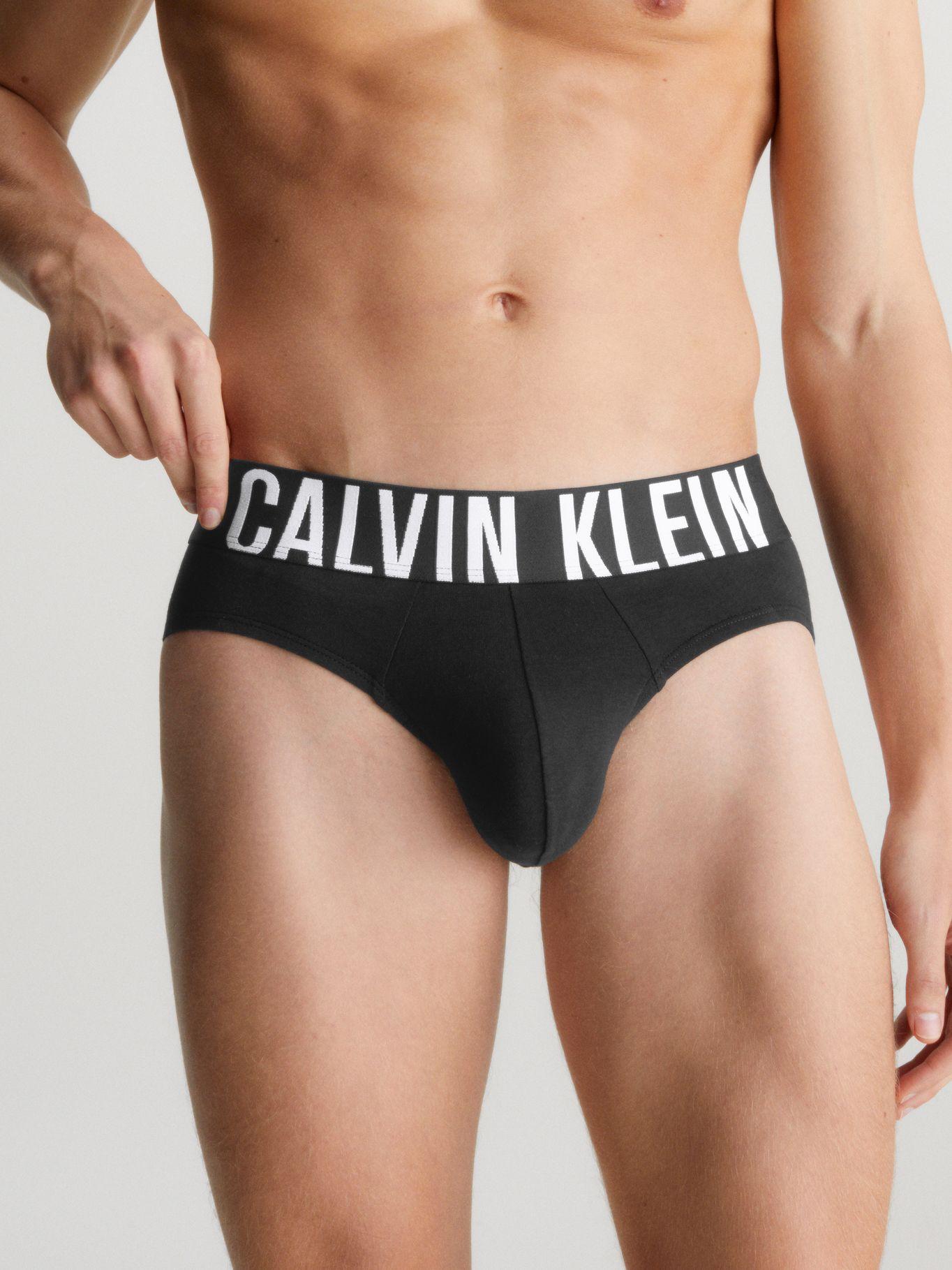 Pack 3 Slips Intense Power Negro Calvin Klein-1