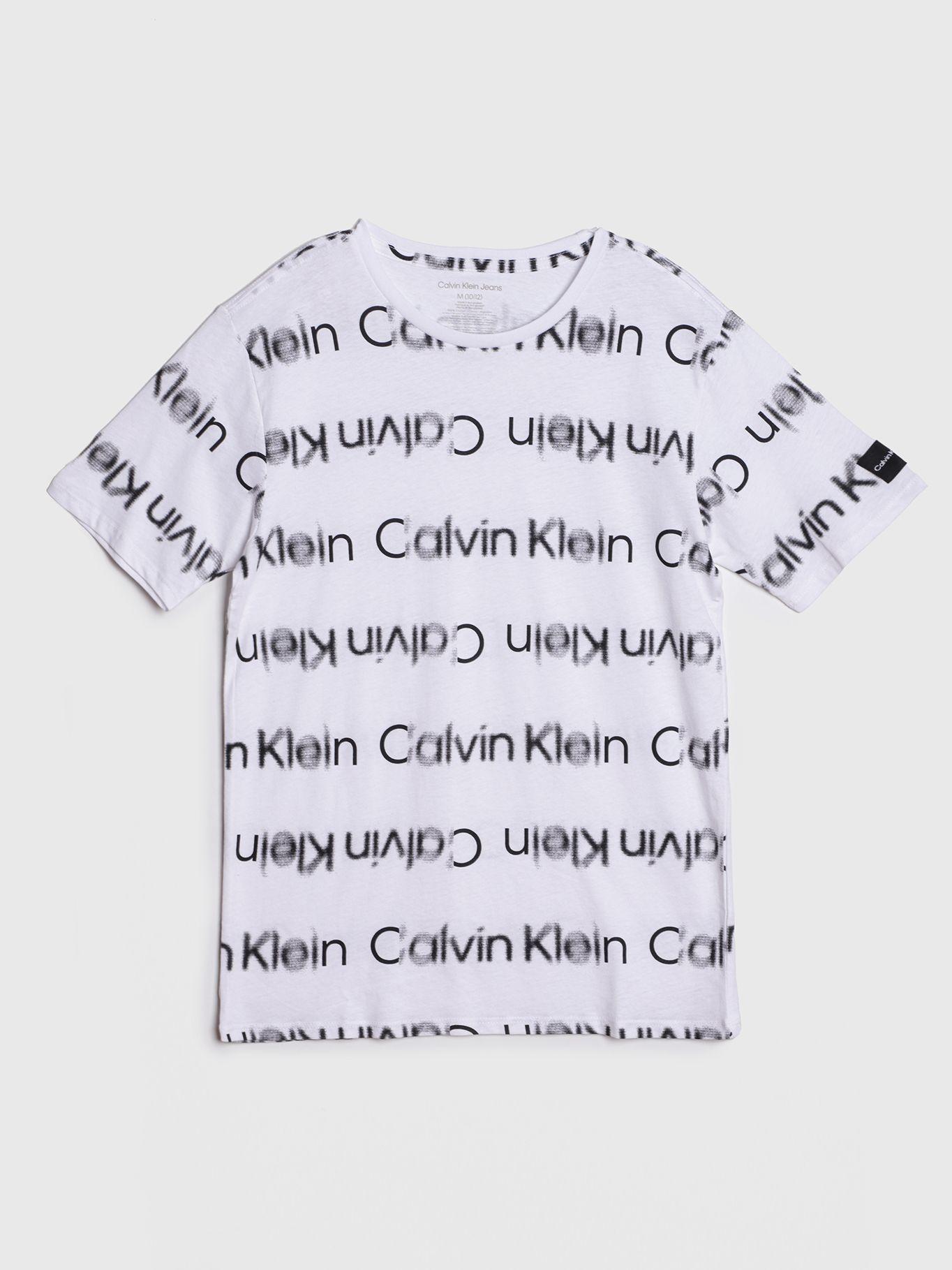 Polera Niño Block It Blur Blanco Calvin Klein-0