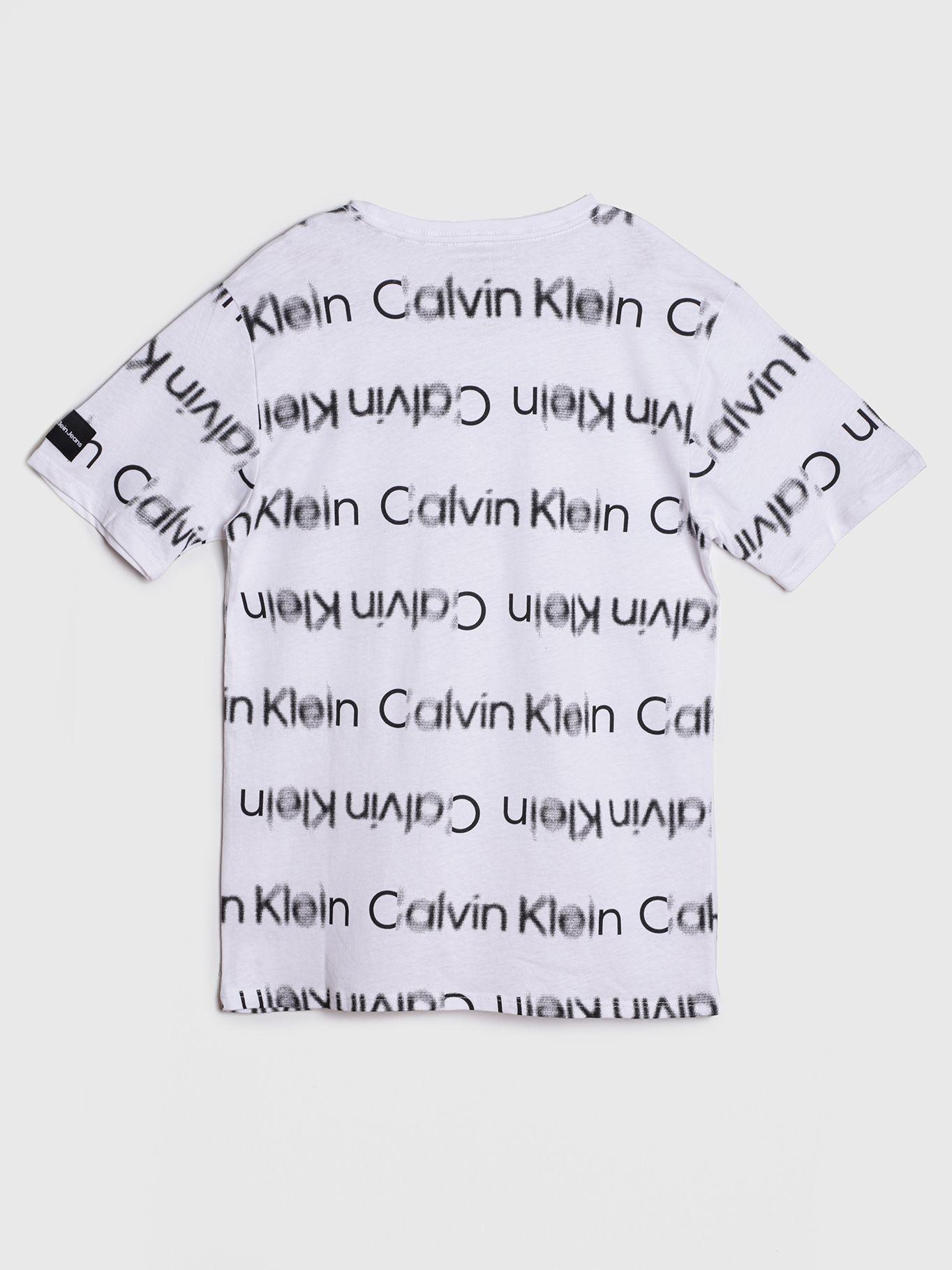 Polera Niño Block It Blur Blanco Calvin Klein-1