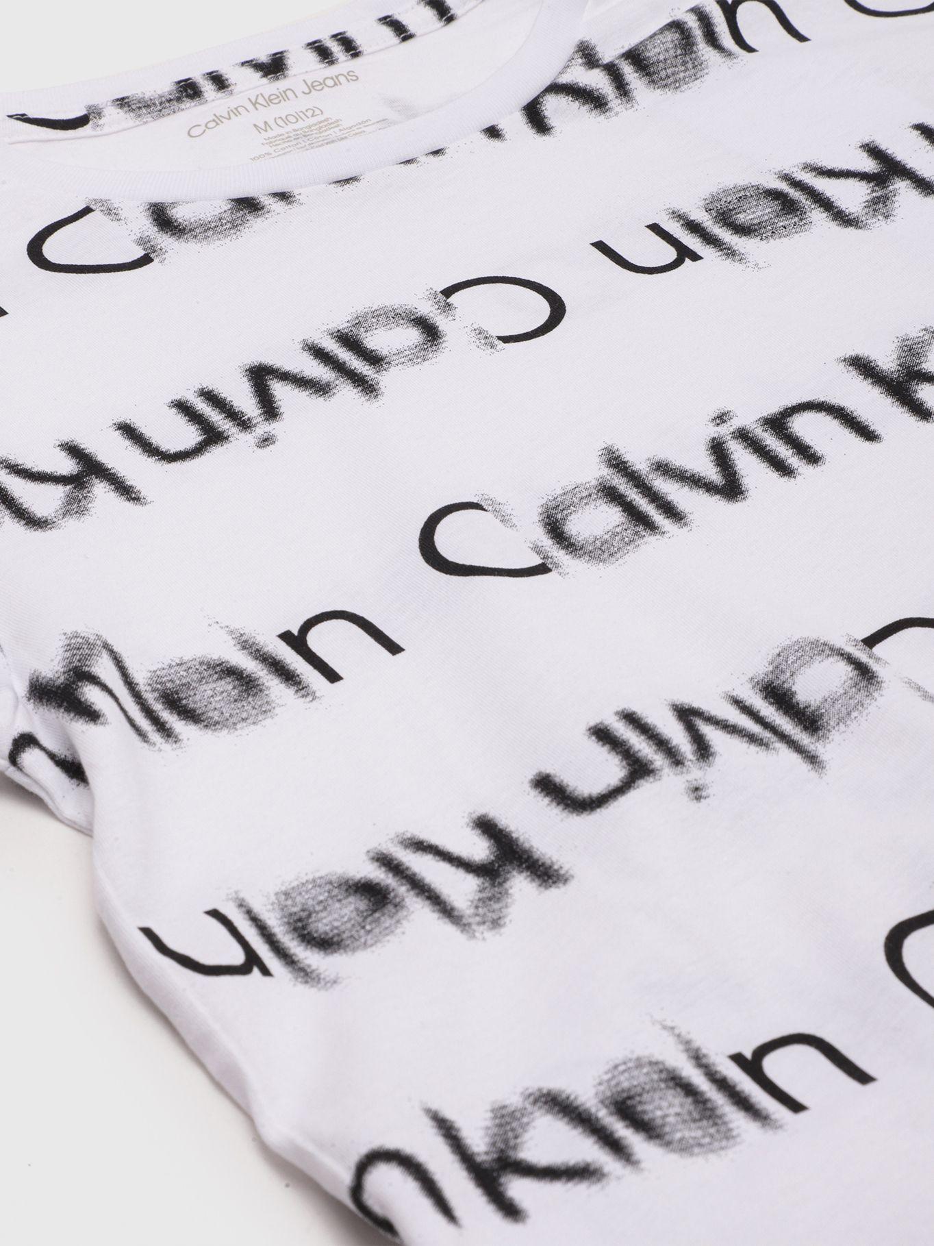 Polera Niño Block It Blur Blanco Calvin Klein-2