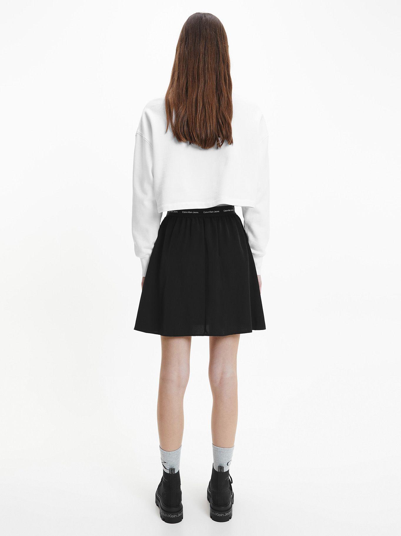 Polerón Boxy Monogram Blanco Calvin Klein-2