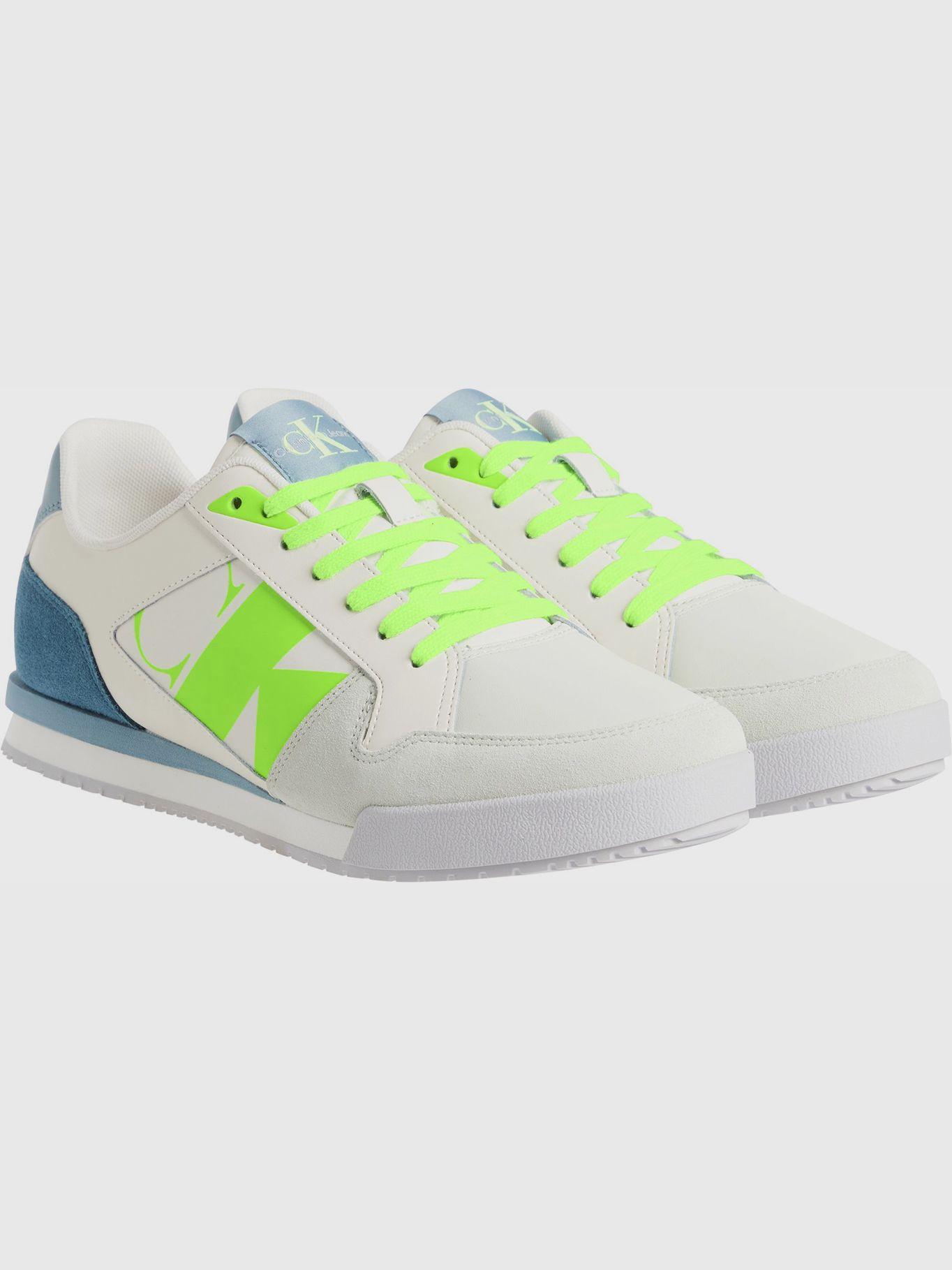 Zapatilla Low Profile Runner Mix Blanco Calvin Klein-0