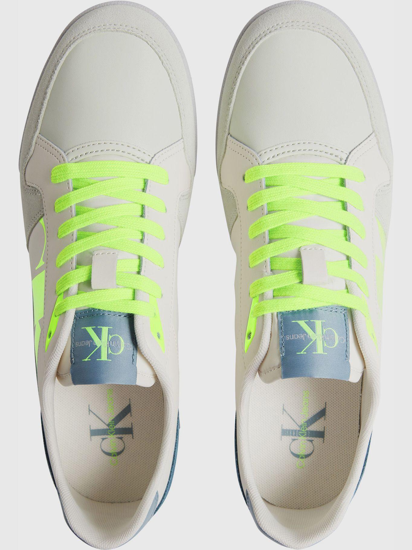 Zapatilla Low Profile Runner Mix Blanco Calvin Klein-2