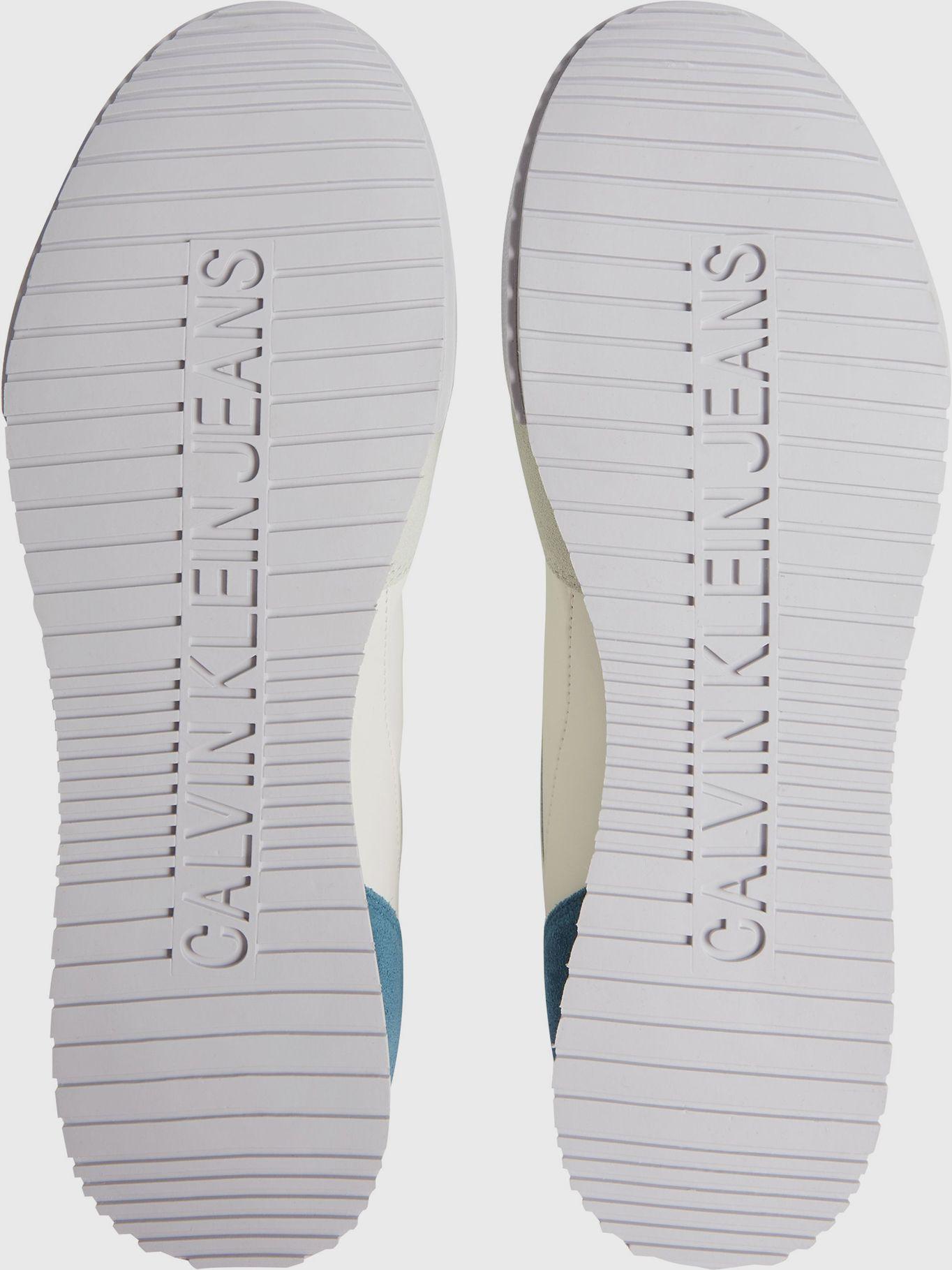 Zapatilla Low Profile Runner Mix Blanco Calvin Klein-3