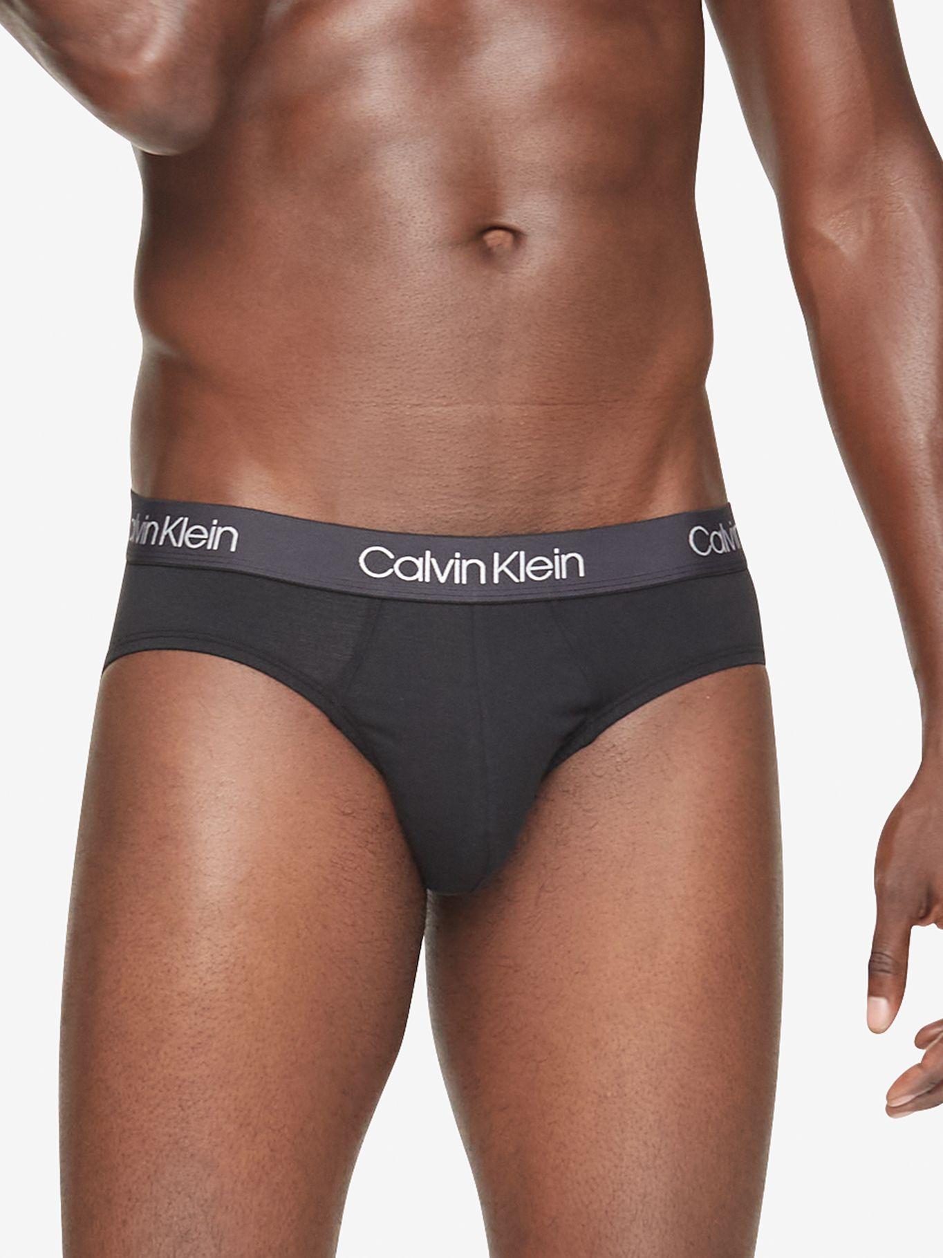 Pack 3 Slips - Pima Cotton Negro Calvin Klein-1