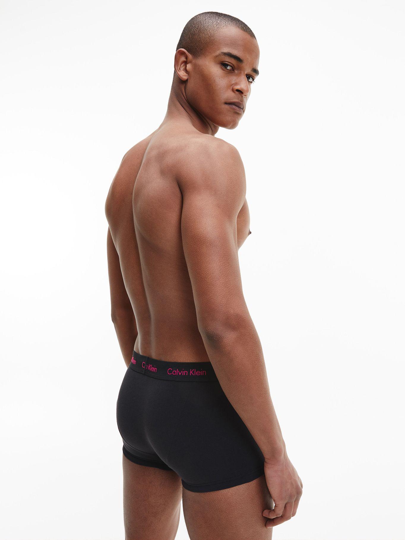 Pack 3 Boxer Corto - Low Rise Negro Calvin Klein-2