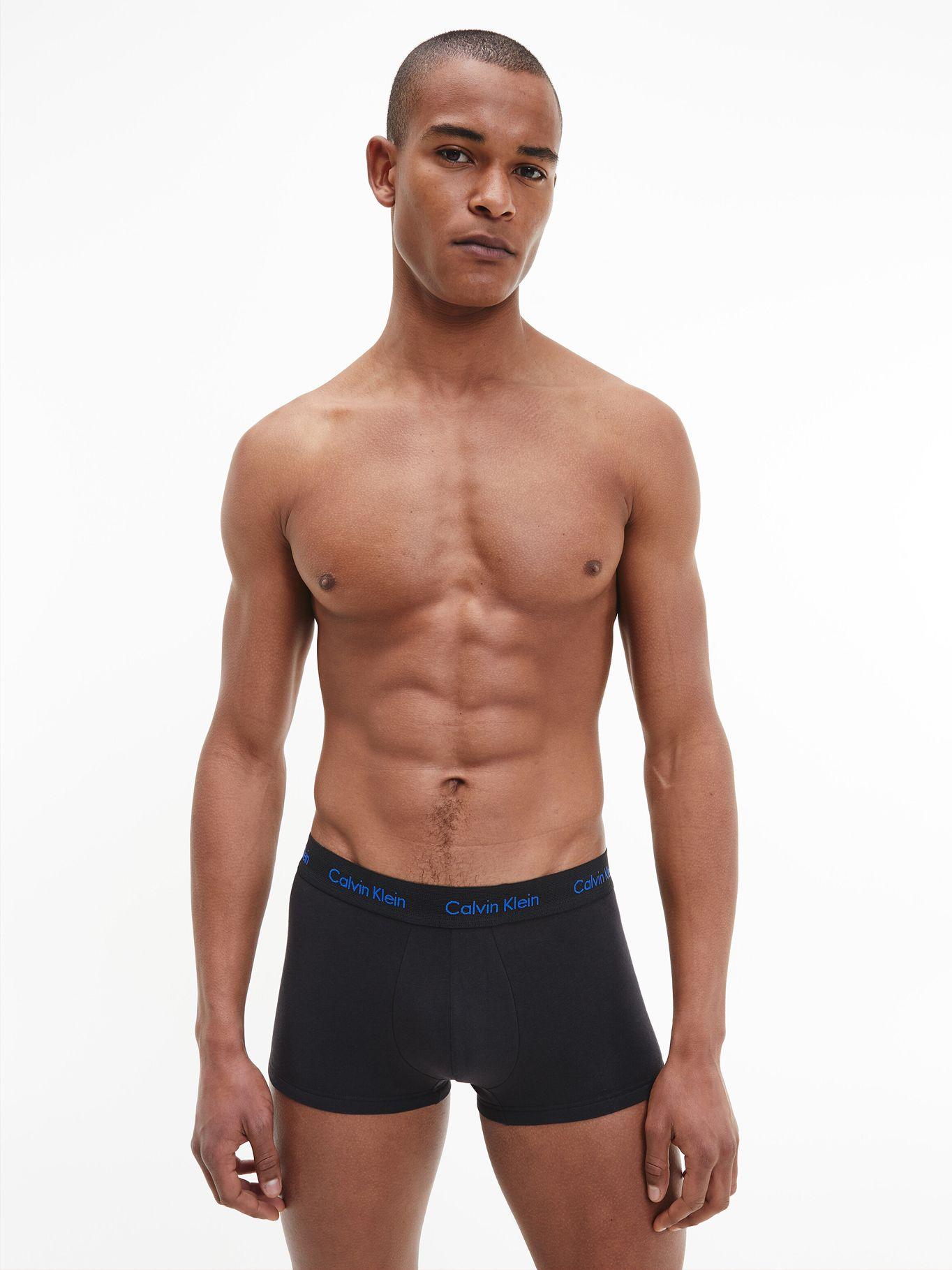 Pack 3 Boxer Corto - Low Rise Negro Calvin Klein-1