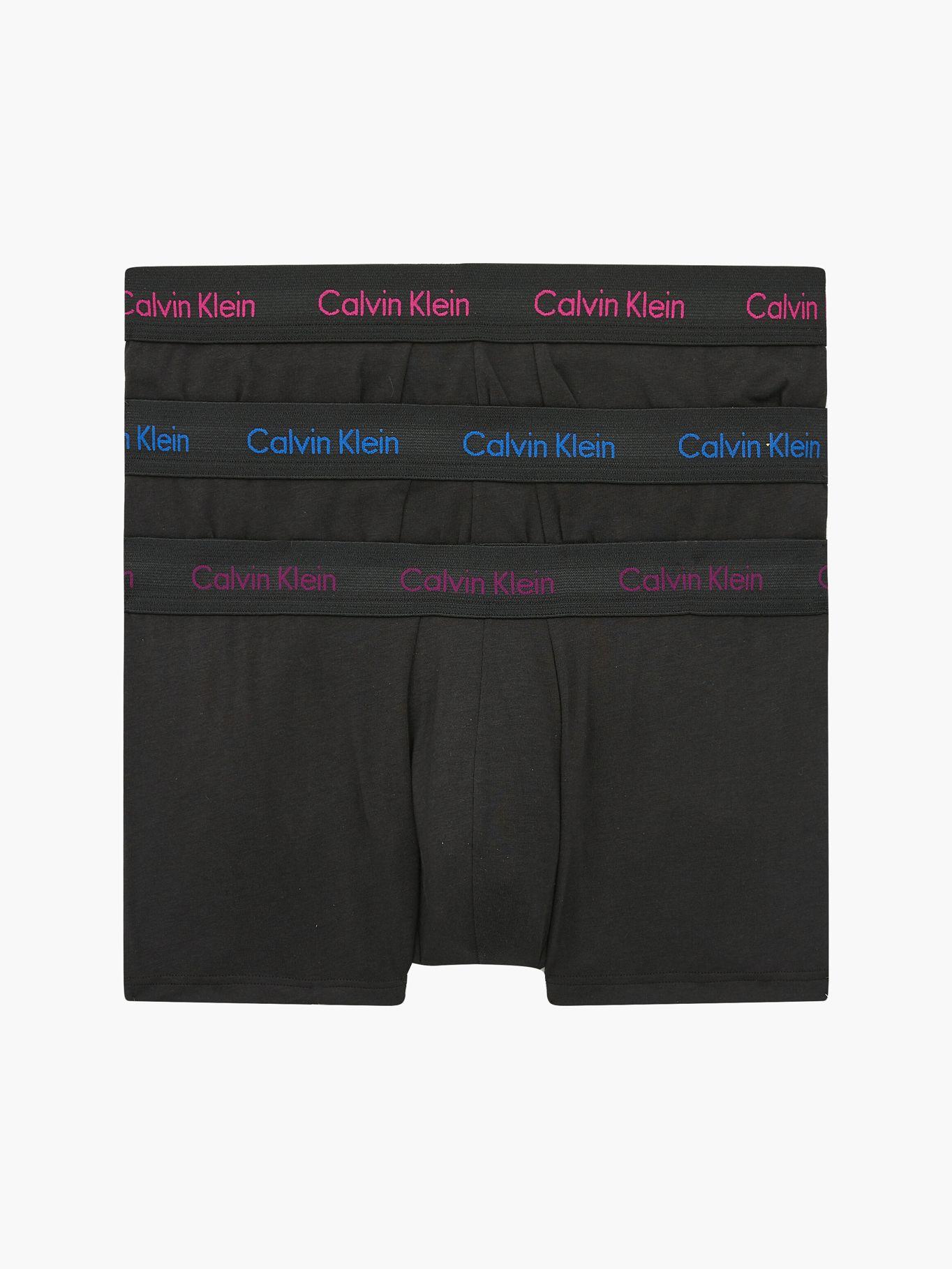 Pack 3 Boxer Corto - Low Rise Negro Calvin Klein-0