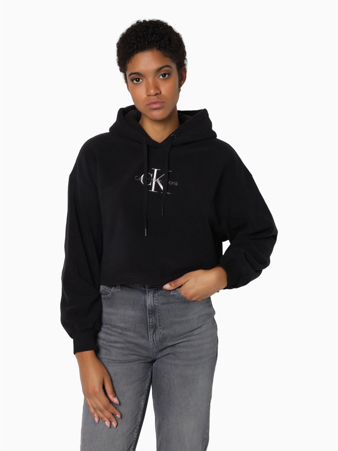 Polerón Hoodie Polar Fleece Negro Calvin Klein-0