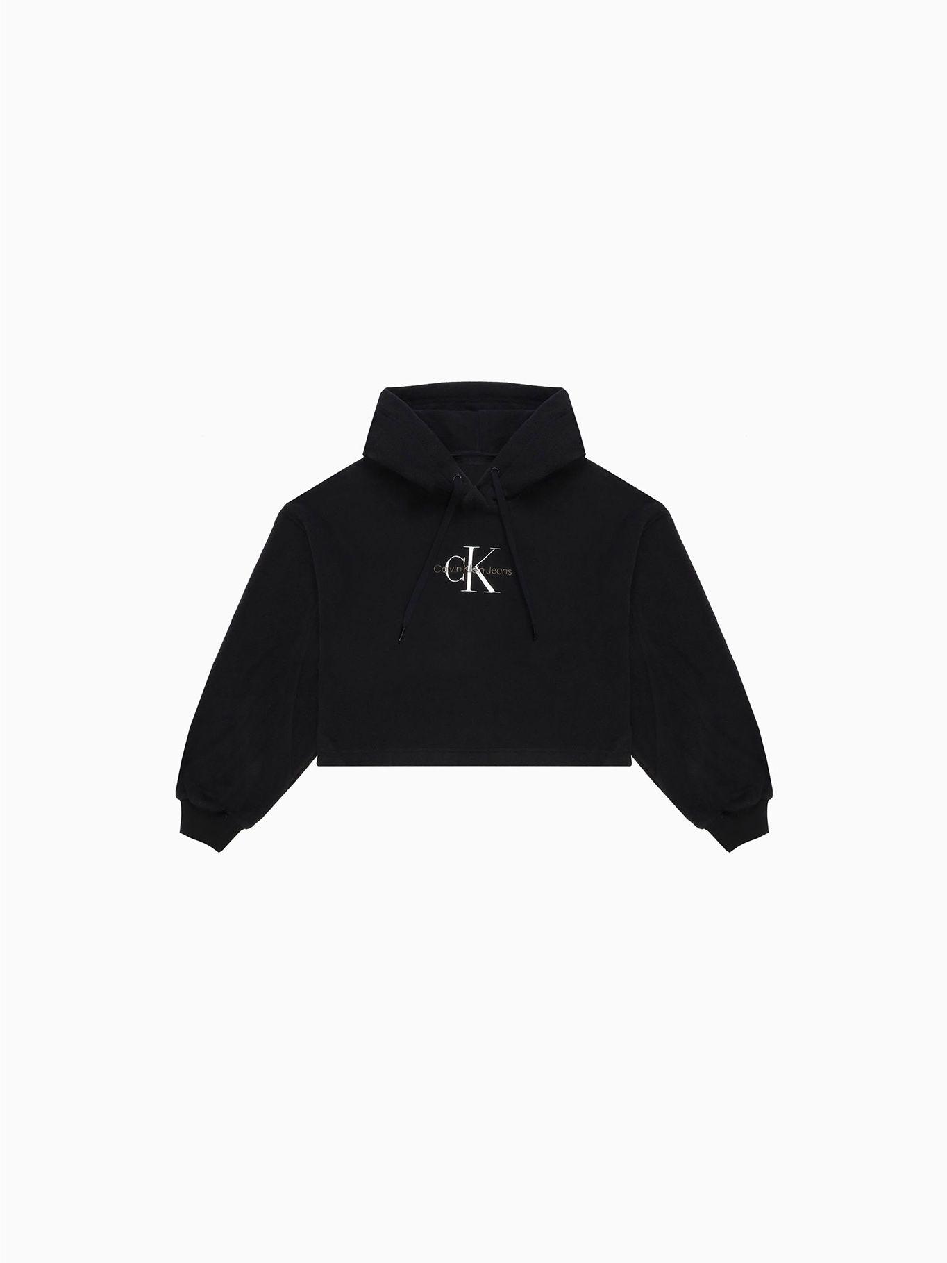 Polerón Hoodie Polar Fleece Negro Calvin Klein-4