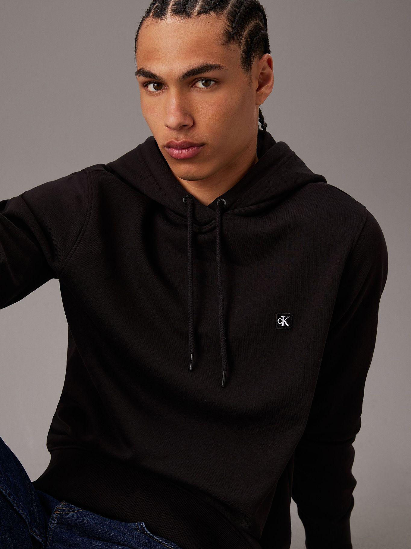 Polerón con Gorro Ck Embro Badge Negro Calvin Klein-3