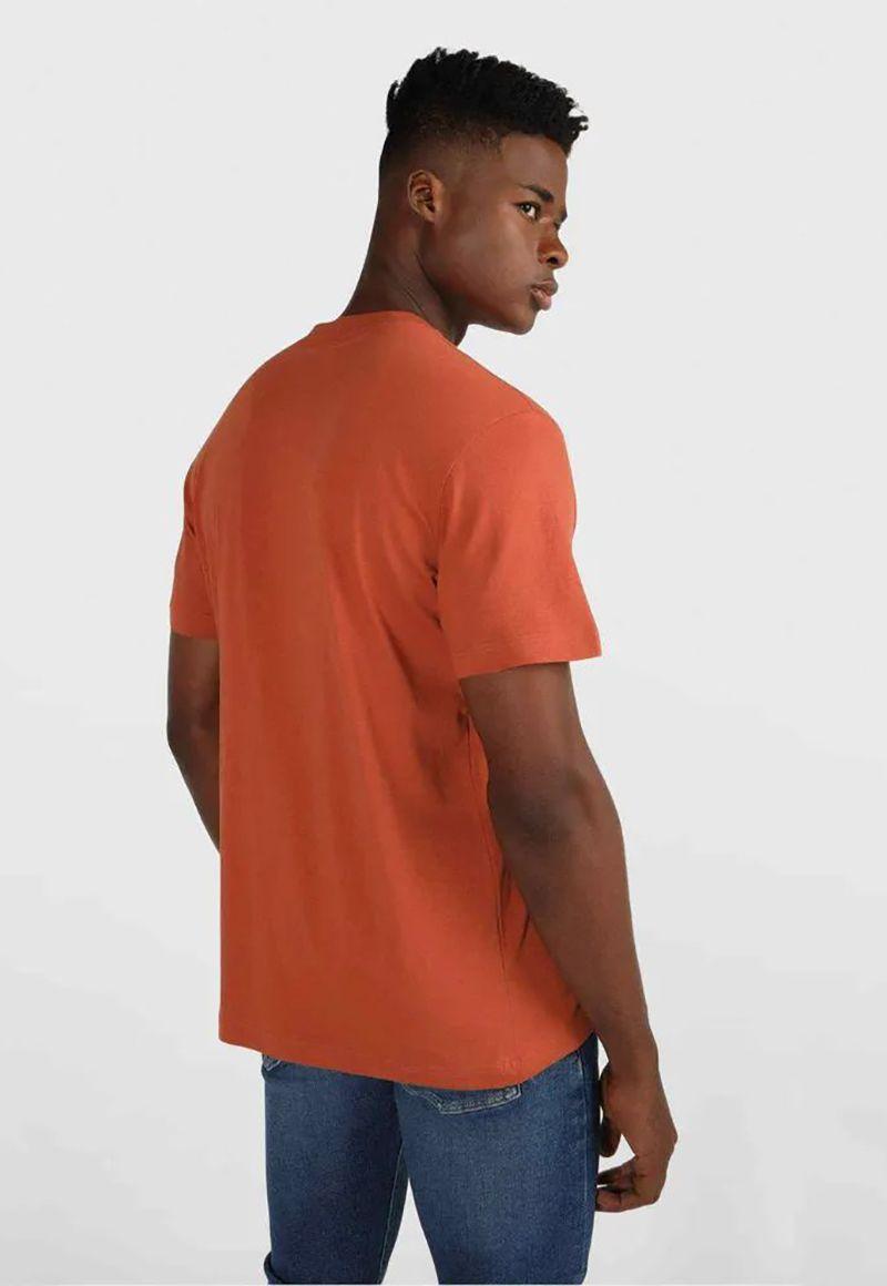 Polera Monogram Graphic Naranja Calvin Klein-2