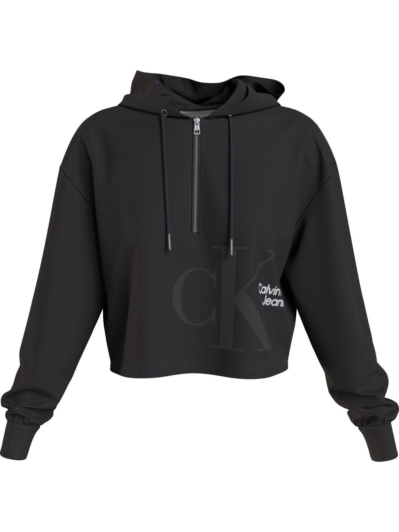 Hoodie Dynamic Negro Calvin Klein-0