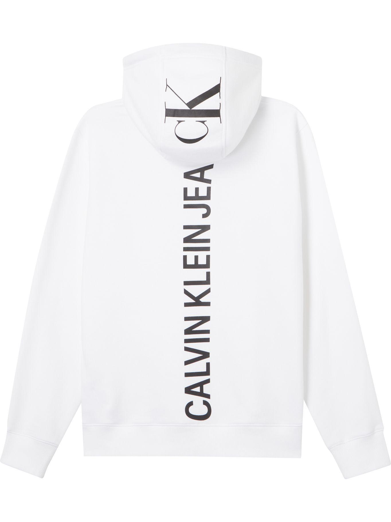 Polerón Hoodie Graphic Back Blanco Calvin Klein-1