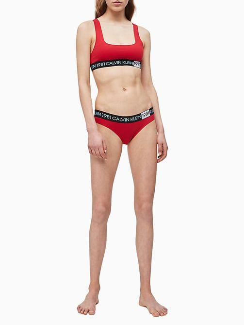 Bralette - 1981 Cotton Rojo Calvin Klein Underwear-0