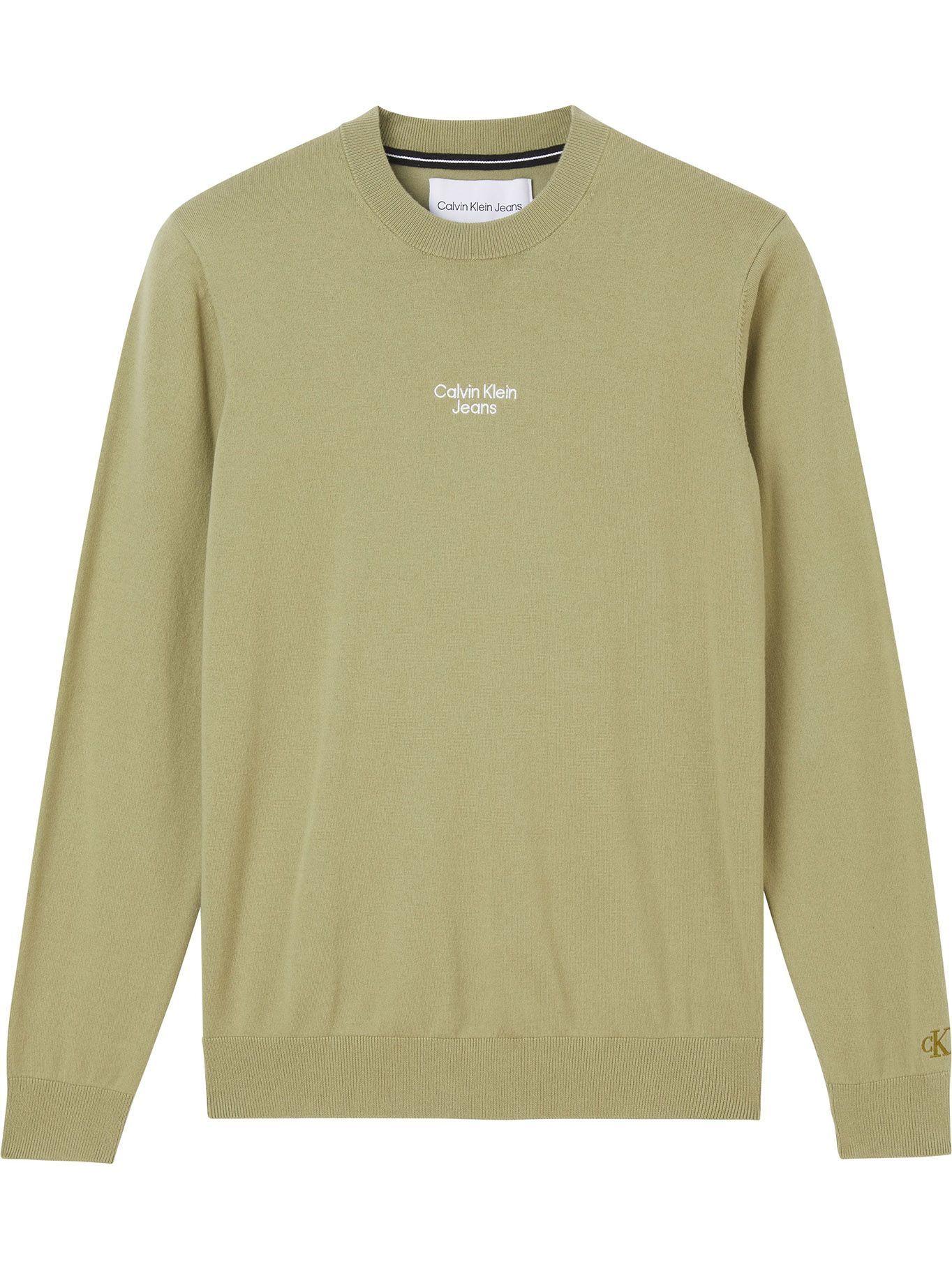 Suéter Stacked Verde Calvin Klein-0