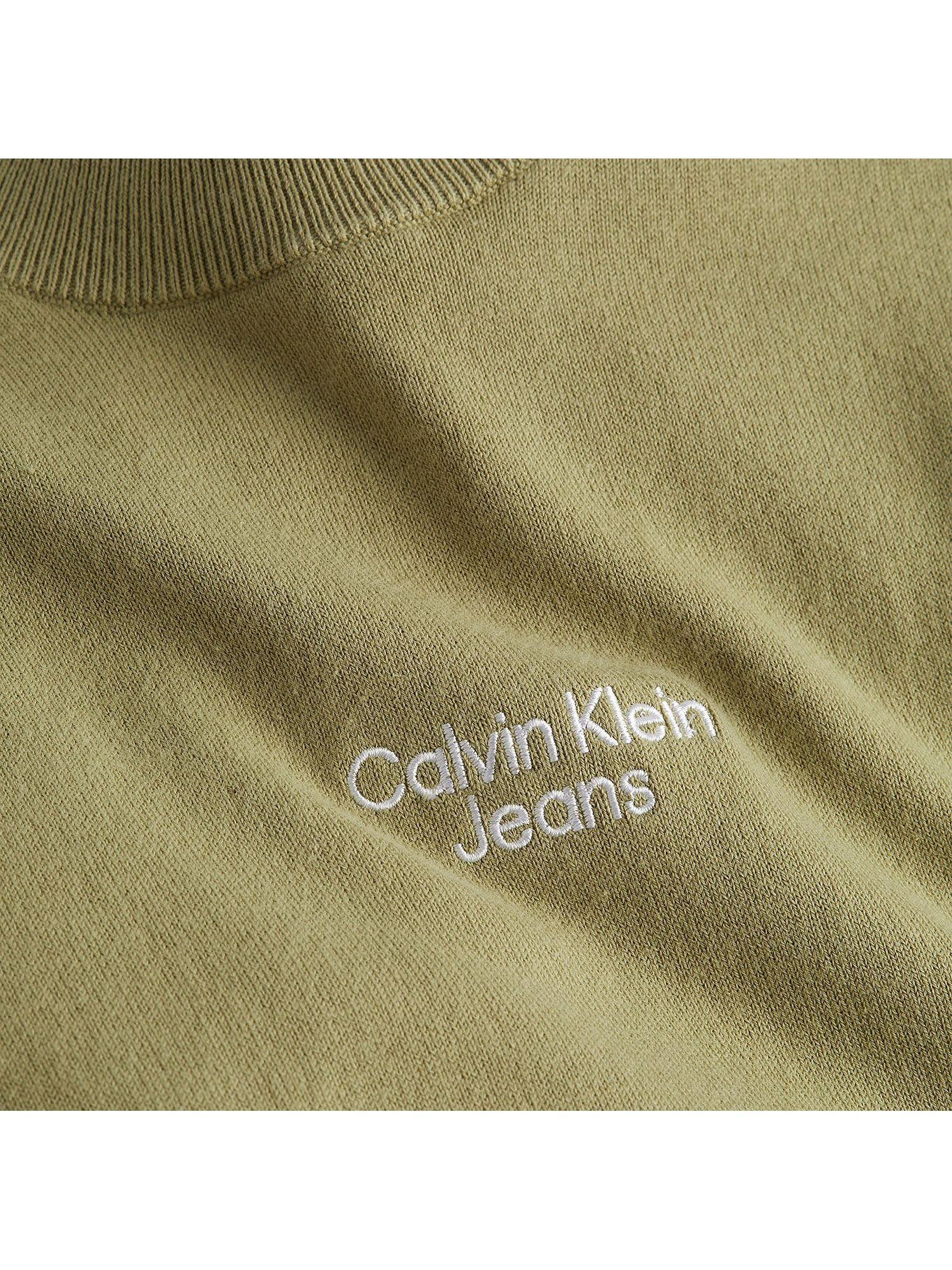 Suéter Stacked Verde Calvin Klein-1