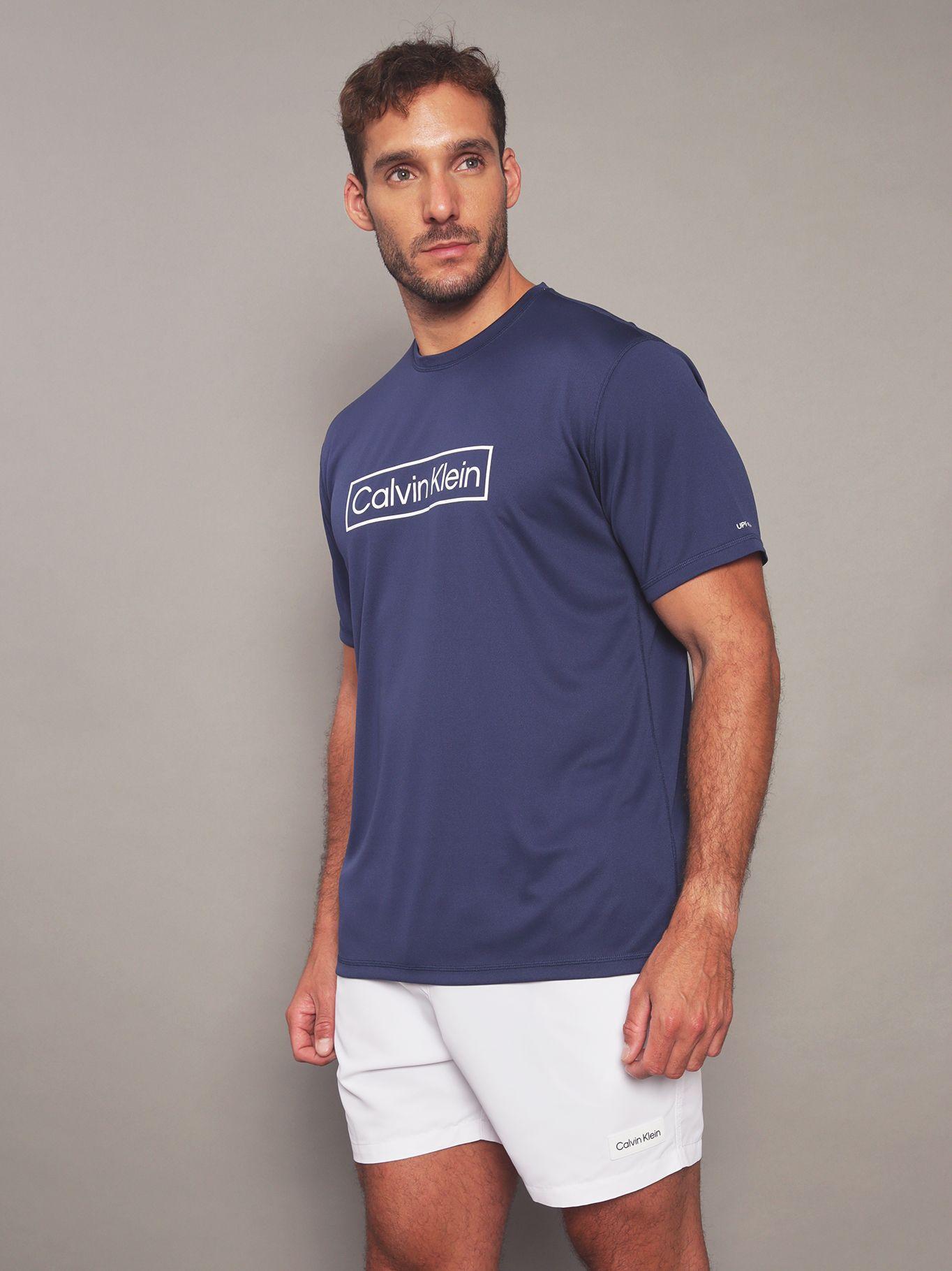 Polera Rash-Guard Azul Calvin Klein-0