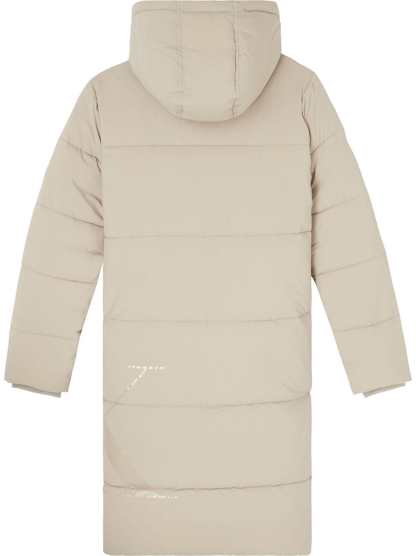 Parka Larga Ck Side Beige Calvin Klein-2