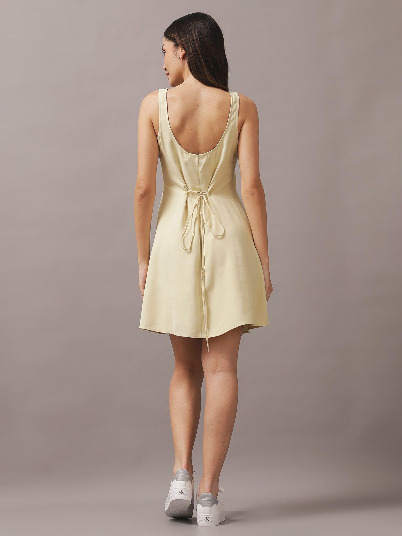 Vestido Tie Waisted Day Verde Calvin Klein-2