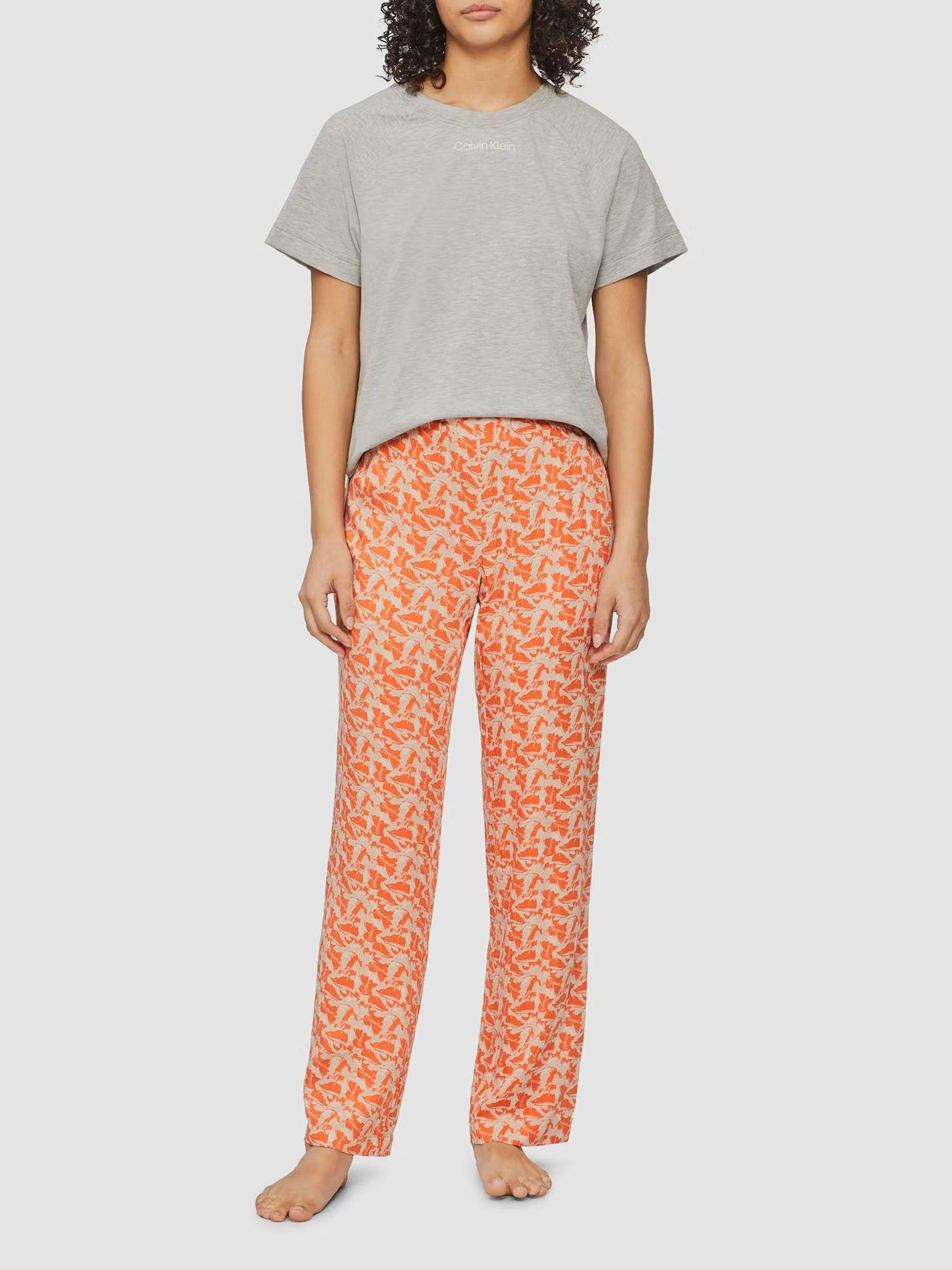 Pantalón Pijama Viscose Naranjo Calvin Klein-1