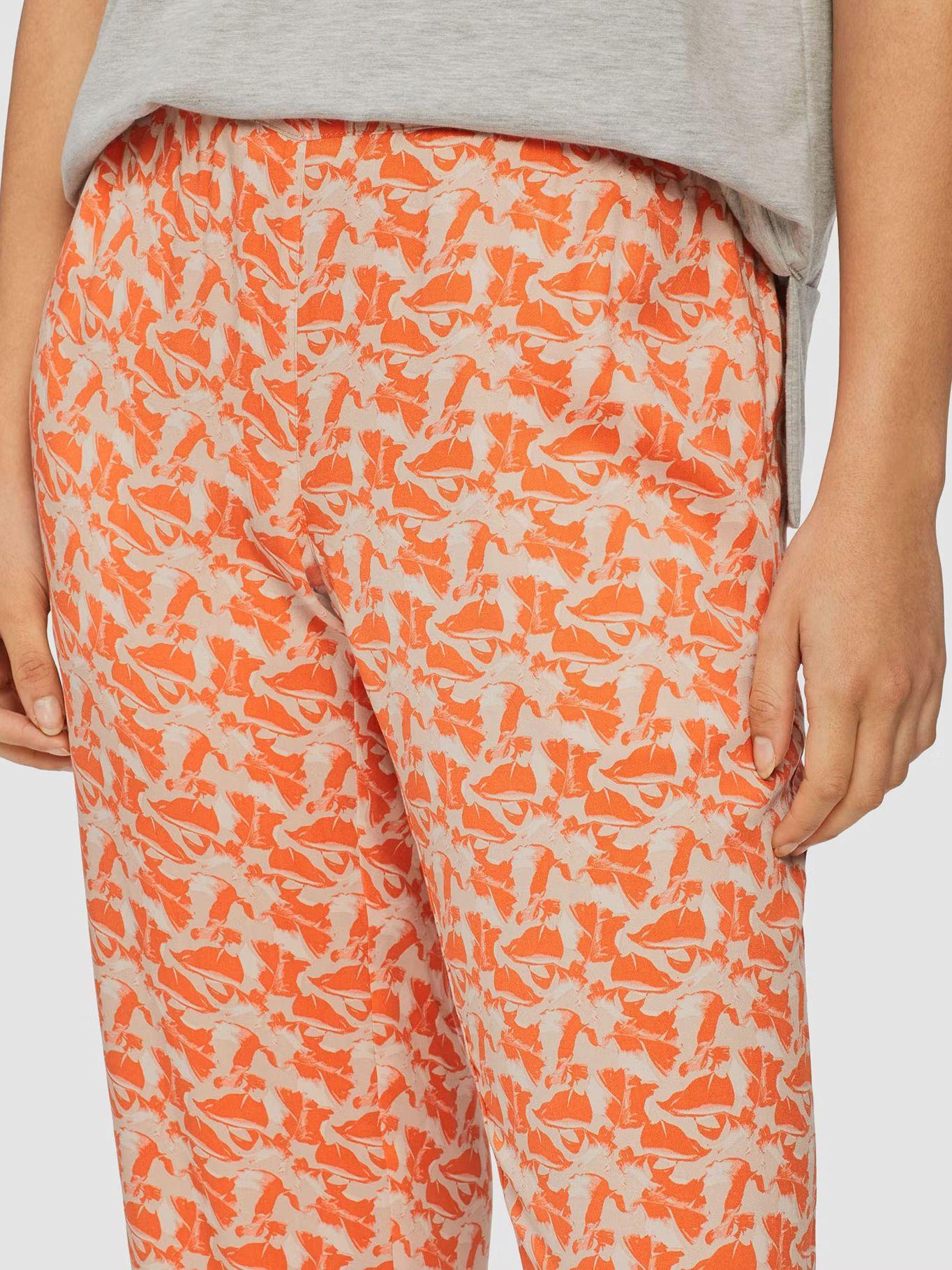 Pantalón Pijama Viscose Naranjo Calvin Klein-3