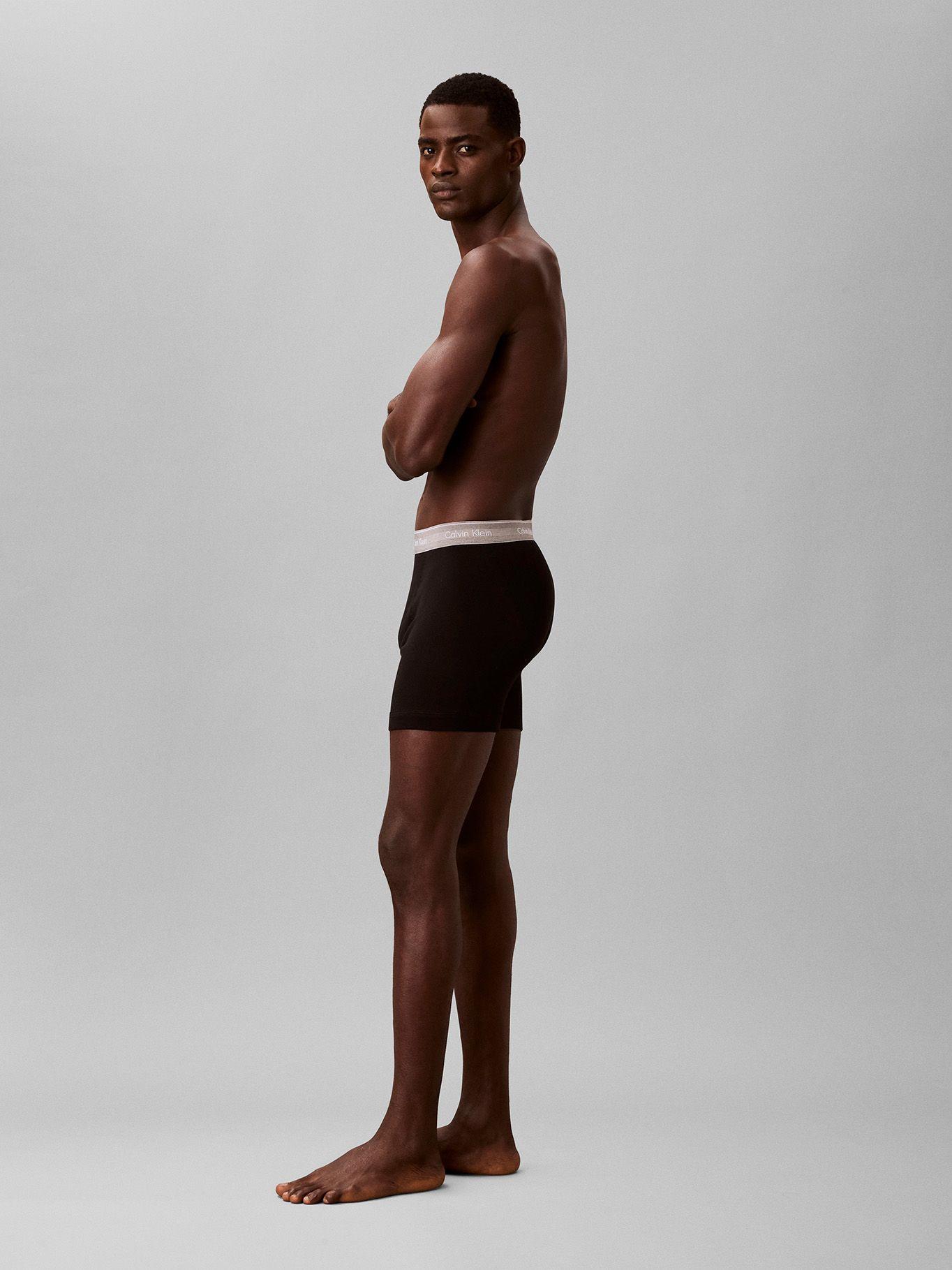 Pack De 5 Bóxers Brief Cott Classics Negro Calvin Klein-4