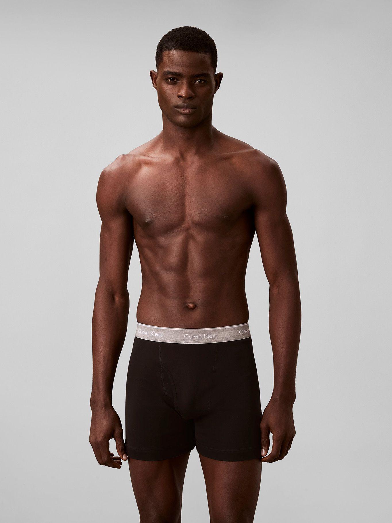 Pack De 5 Bóxers Brief Cott Classics Negro Calvin Klein-1