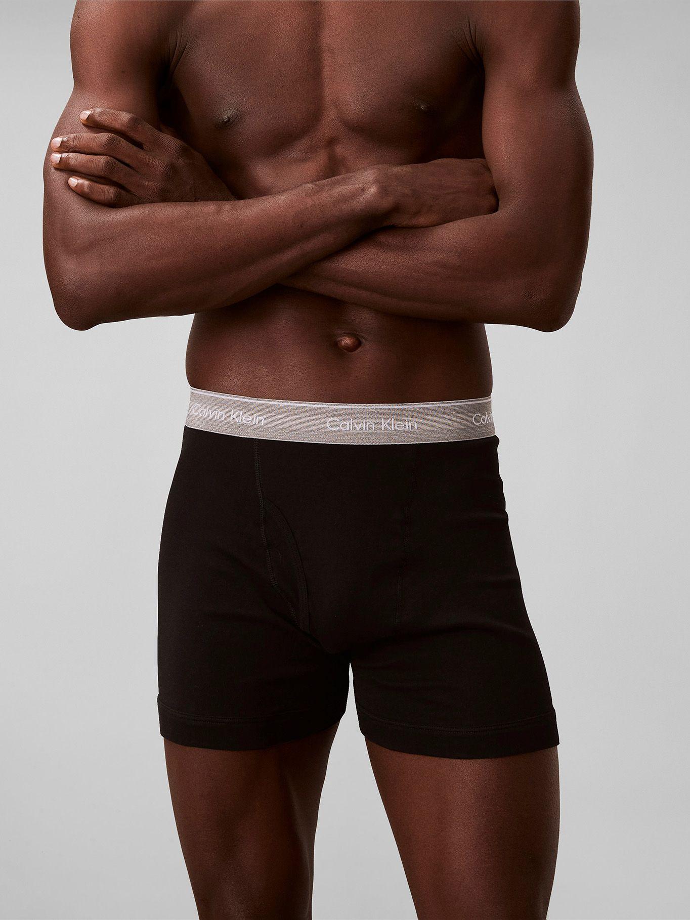 Pack De 5 Bóxers Brief Cott Classics Negro Calvin Klein-5