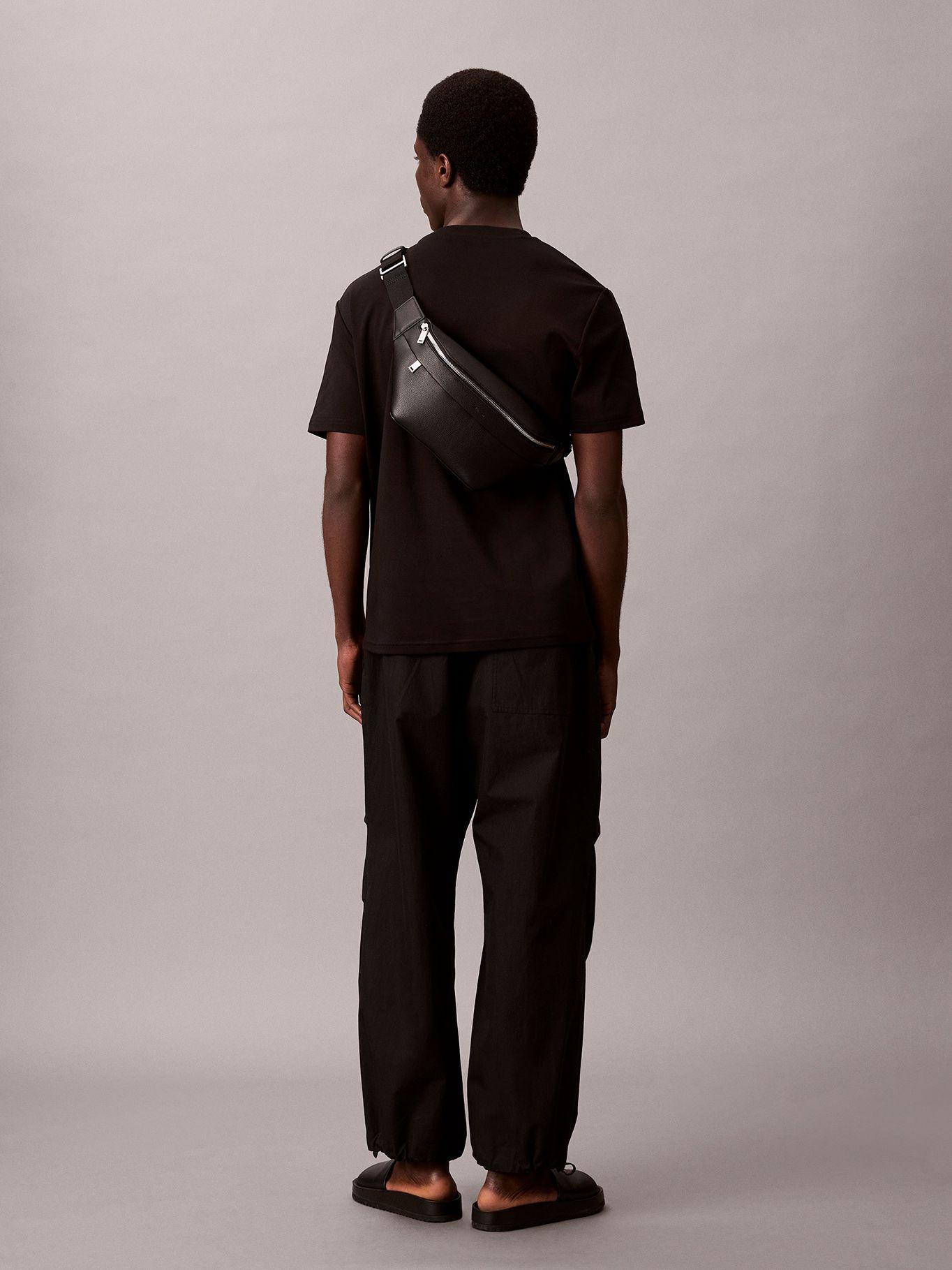 Banano Micro Pebble Negro Calvin Klein-4