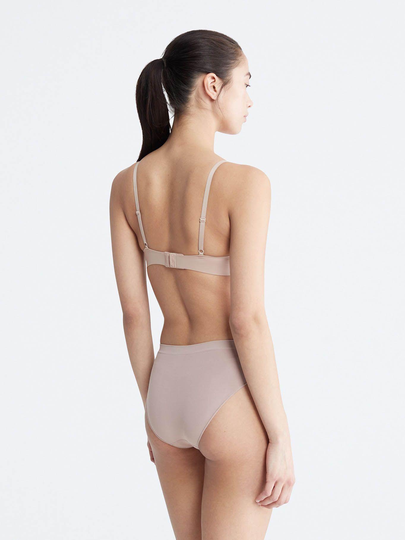 Bikini con logo Beige Calvin Klein-2