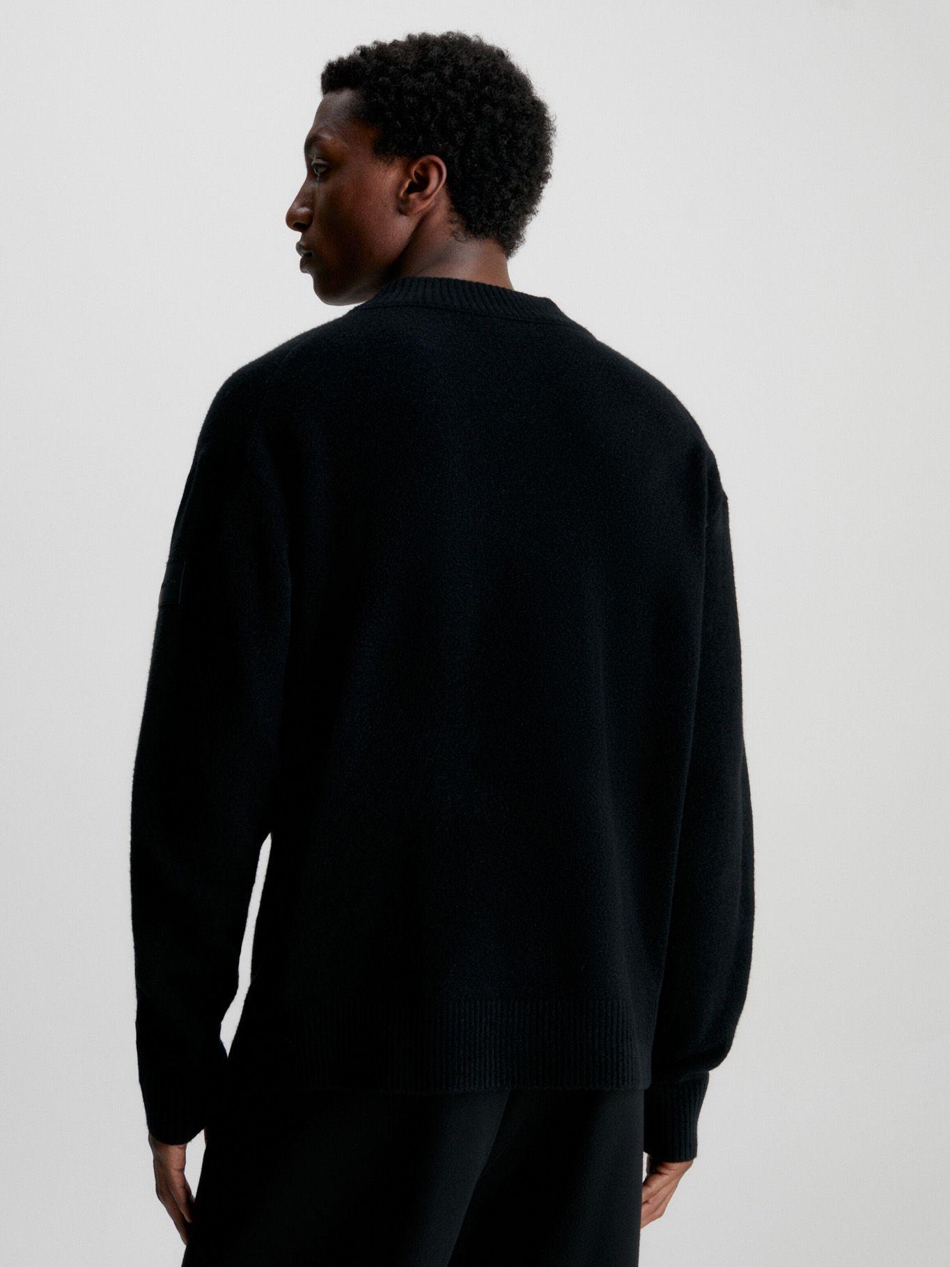 Sweater Blend Comfort Negro Calvin Klein-2