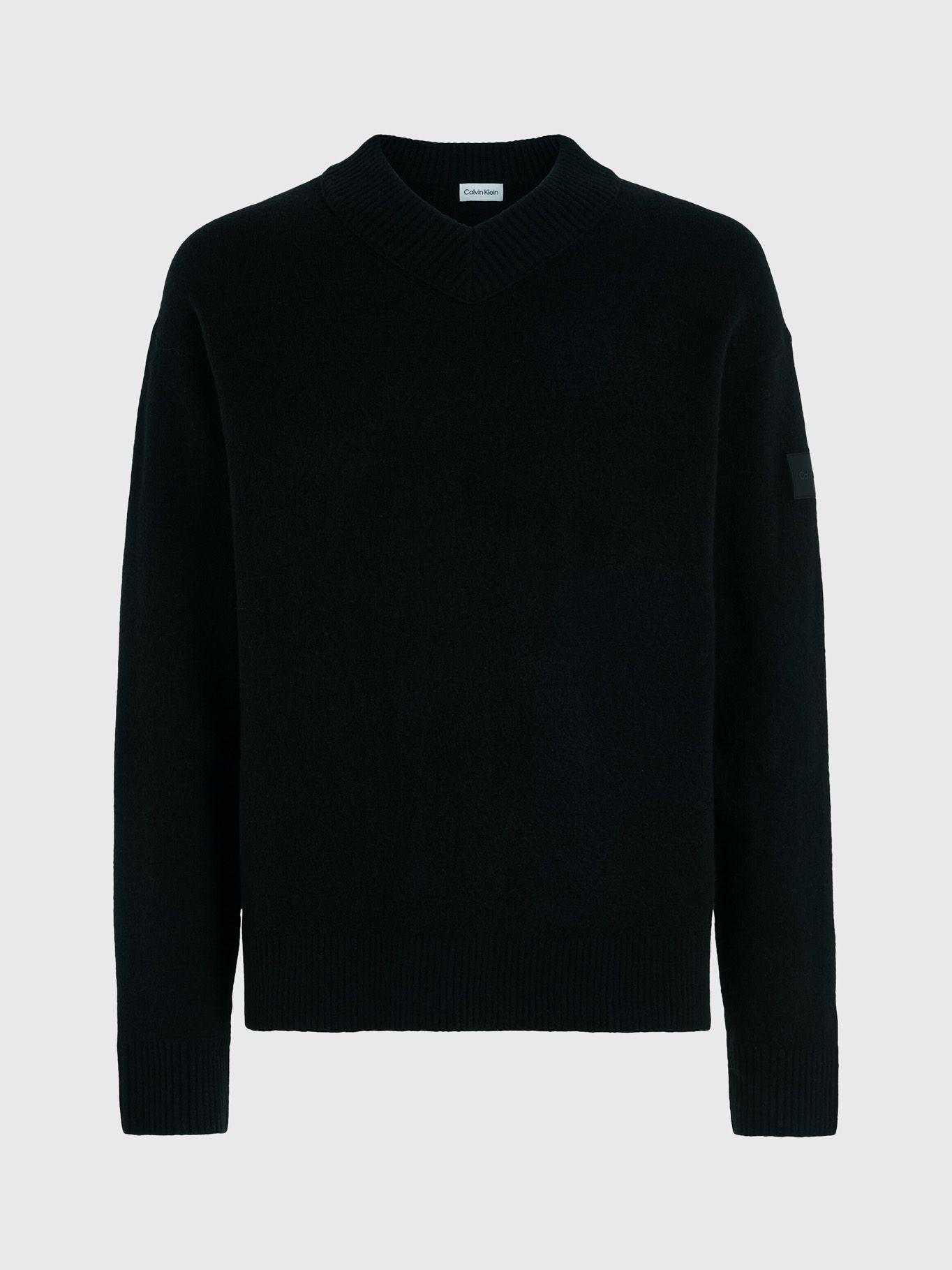 Sweater Blend Comfort Negro Calvin Klein-4
