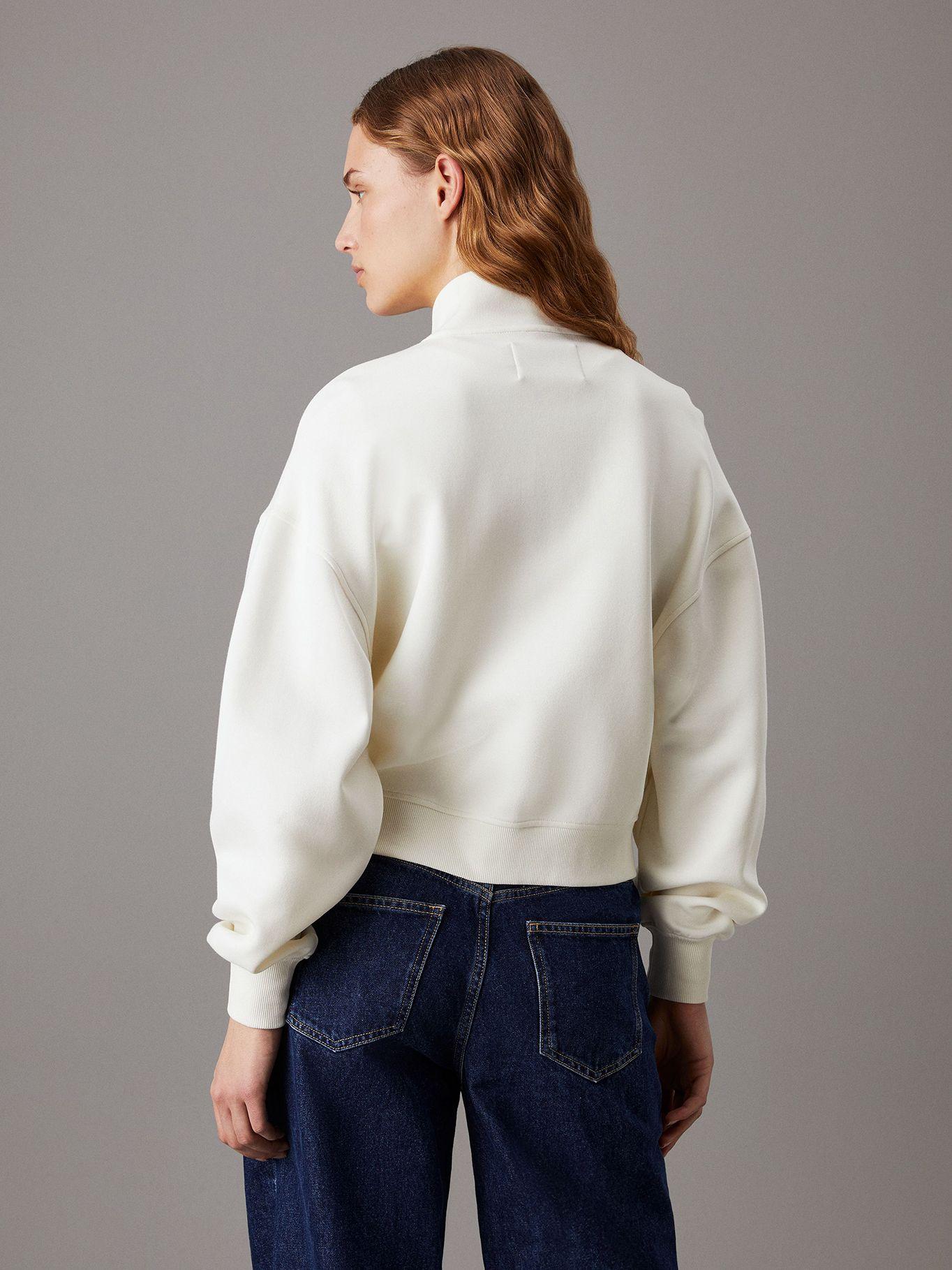 Polerón Satin Applique Blanco Calvin Klein-2