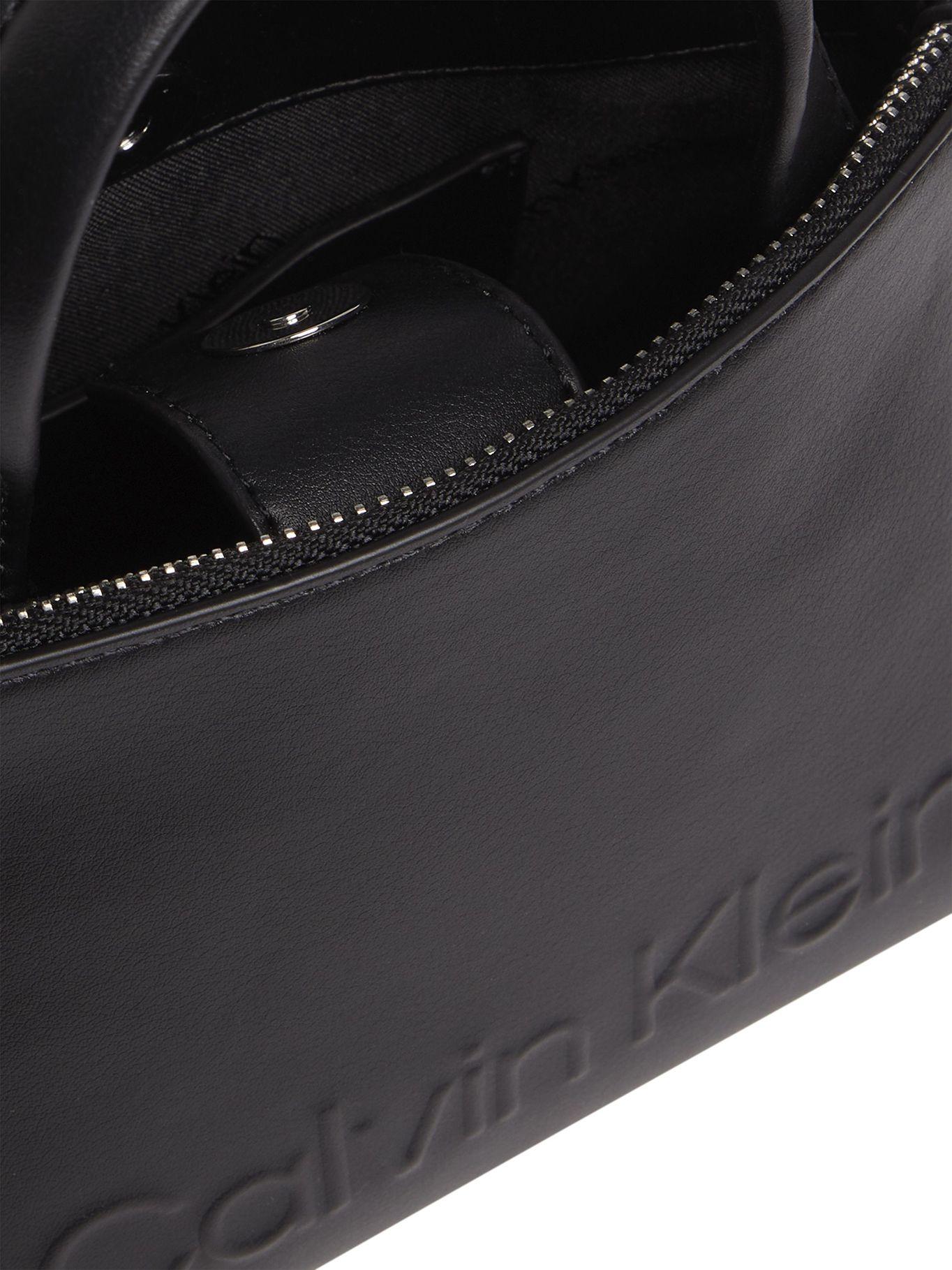 Bolso pequeño con logo en relieve Negro Calvin Klein-2