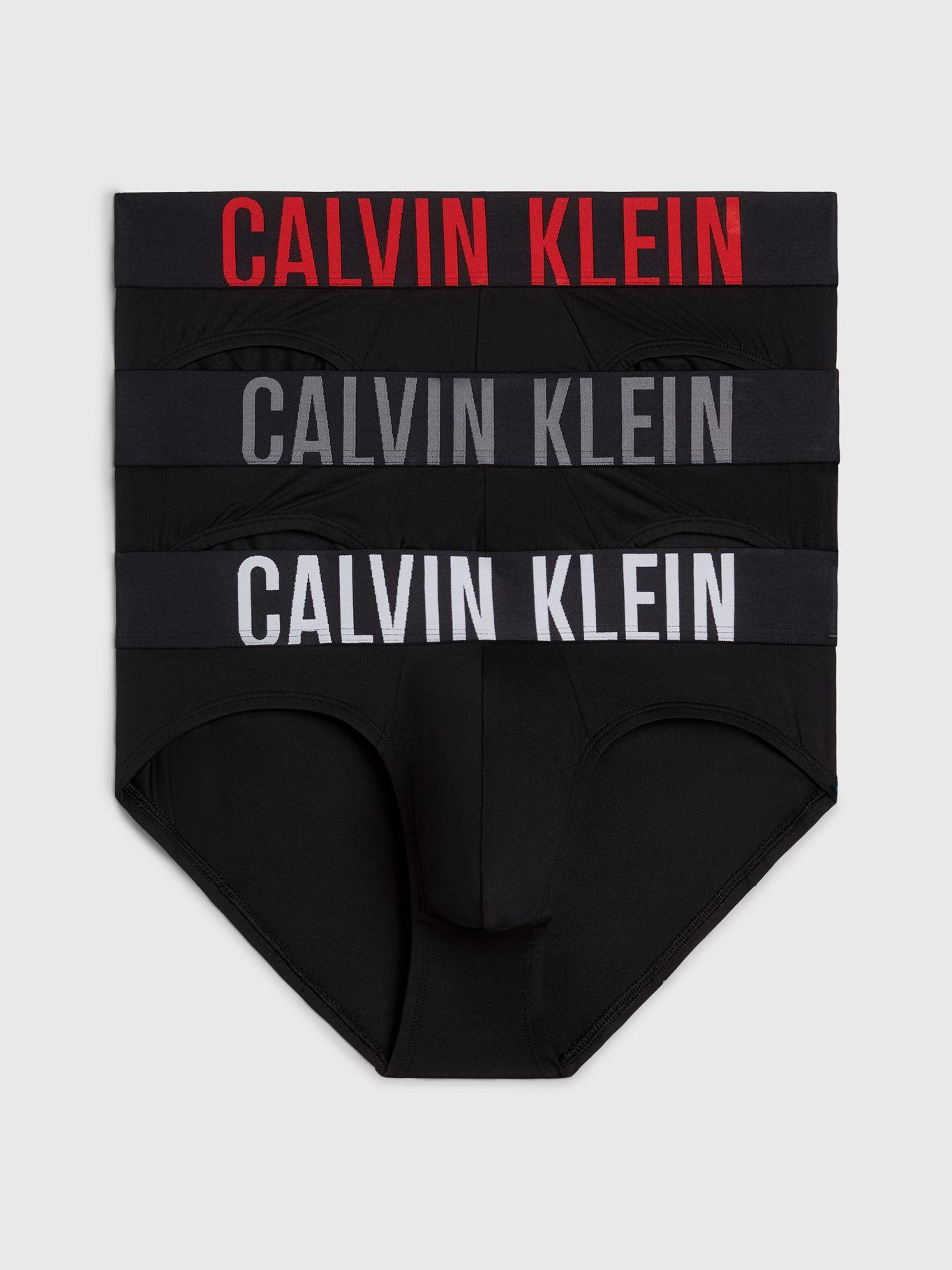 Pack 3 Slips Hombre Intenso Negro Calvin Klein-0