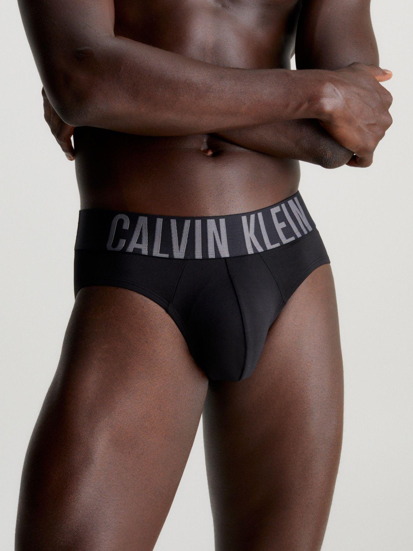 Pack 3 Slips Hombre Intenso Negro Calvin Klein-1