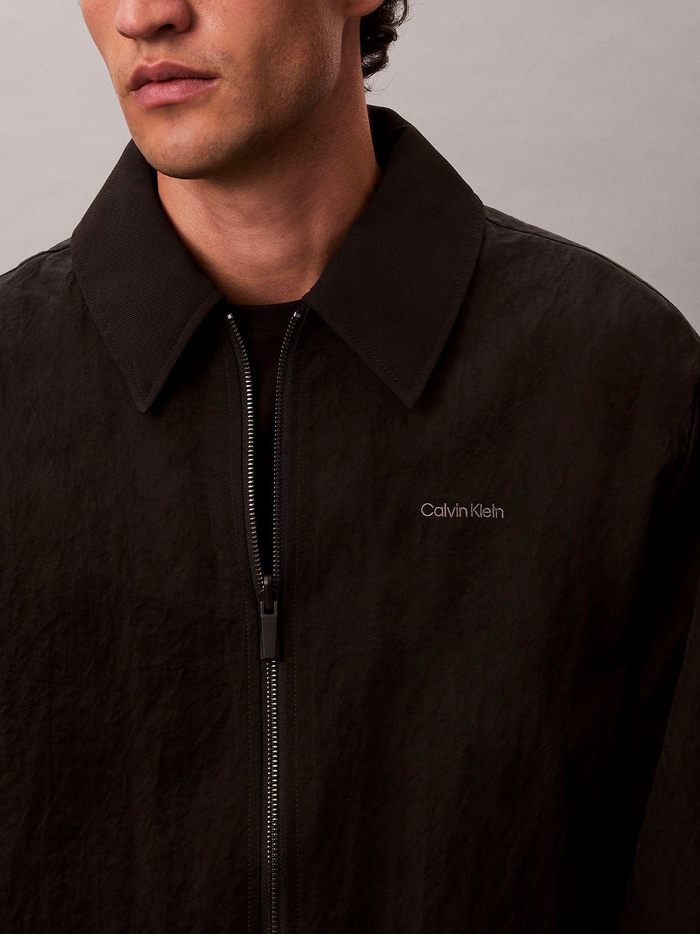 Chaqueta Reversible de Nailon Negro Calvin Klein-4