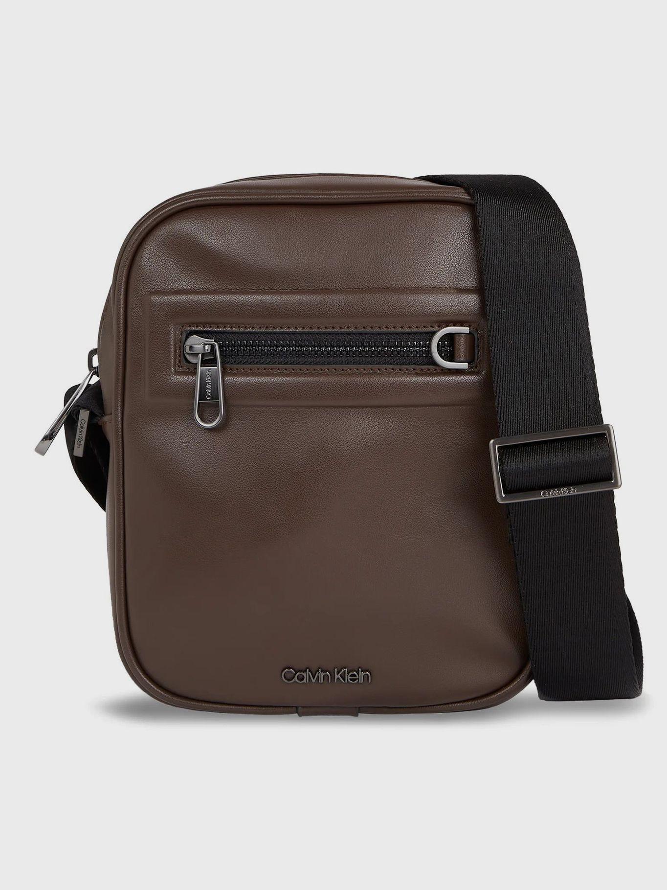 Bolso Reporter Ck Elevated Café Calvin Klein-0