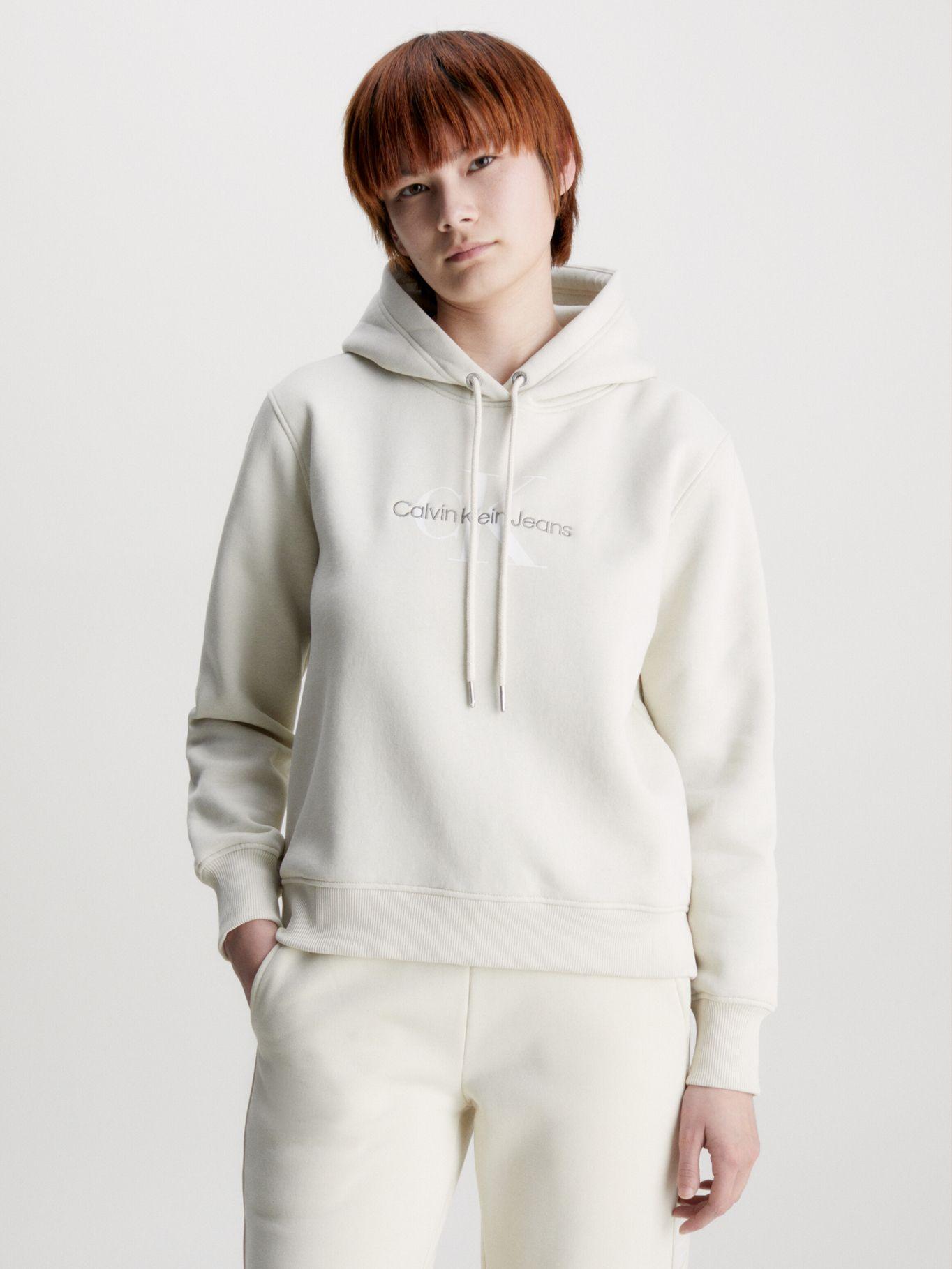 Polerón con Gorro Archival  Beige Calvin Klein-0