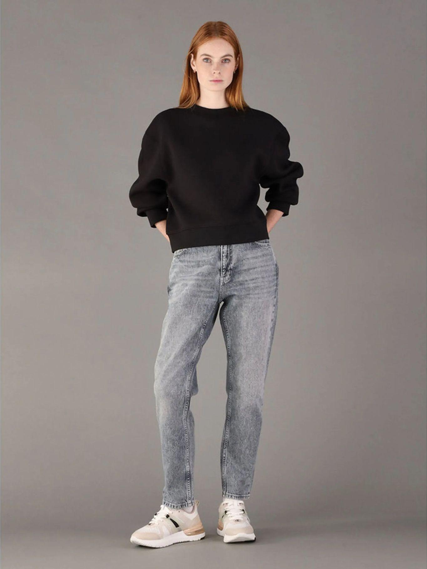 Polerón Scuba Boxy Negro Calvin Klein-1