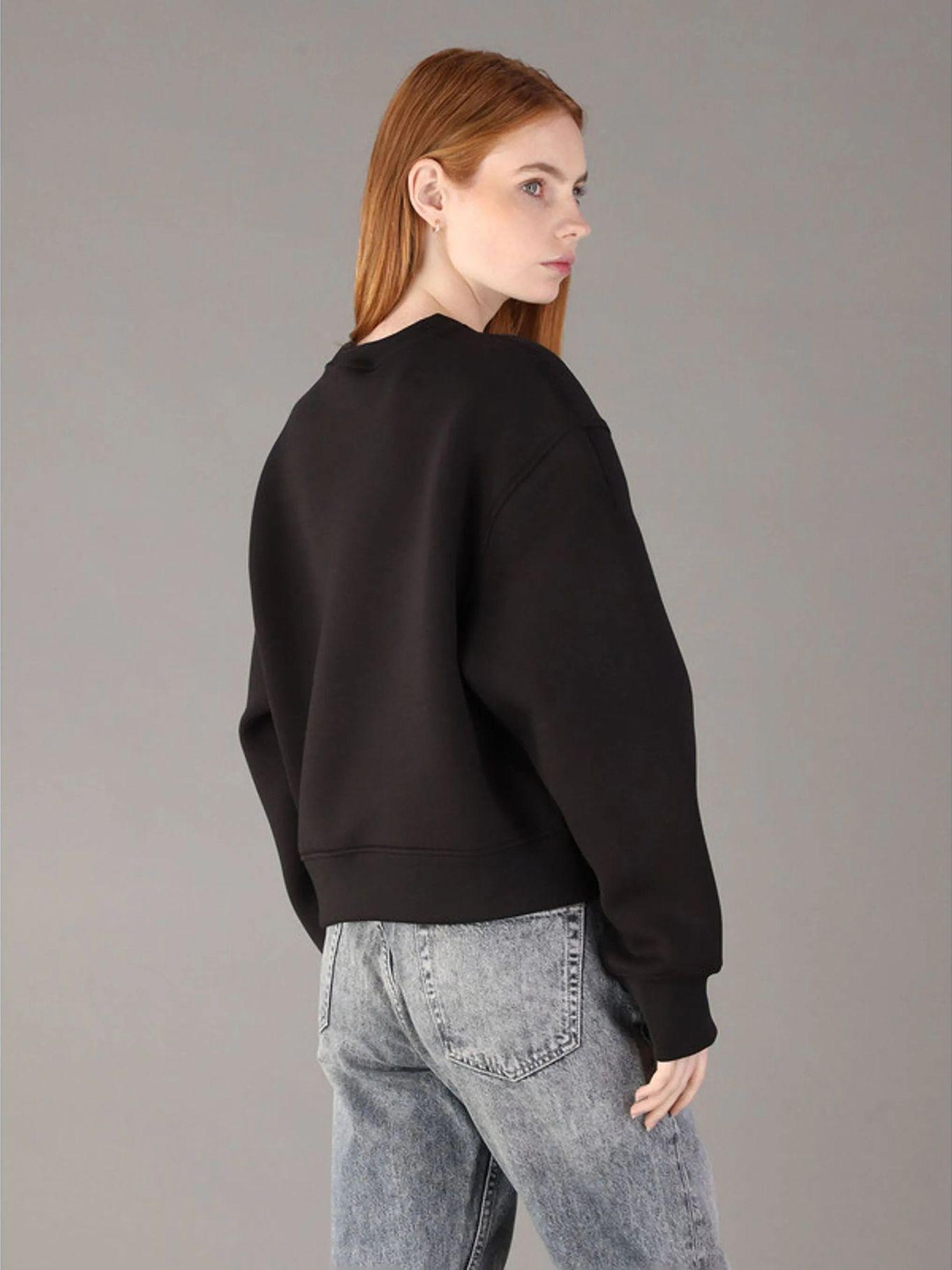 Polerón Scuba Boxy Negro Calvin Klein-2