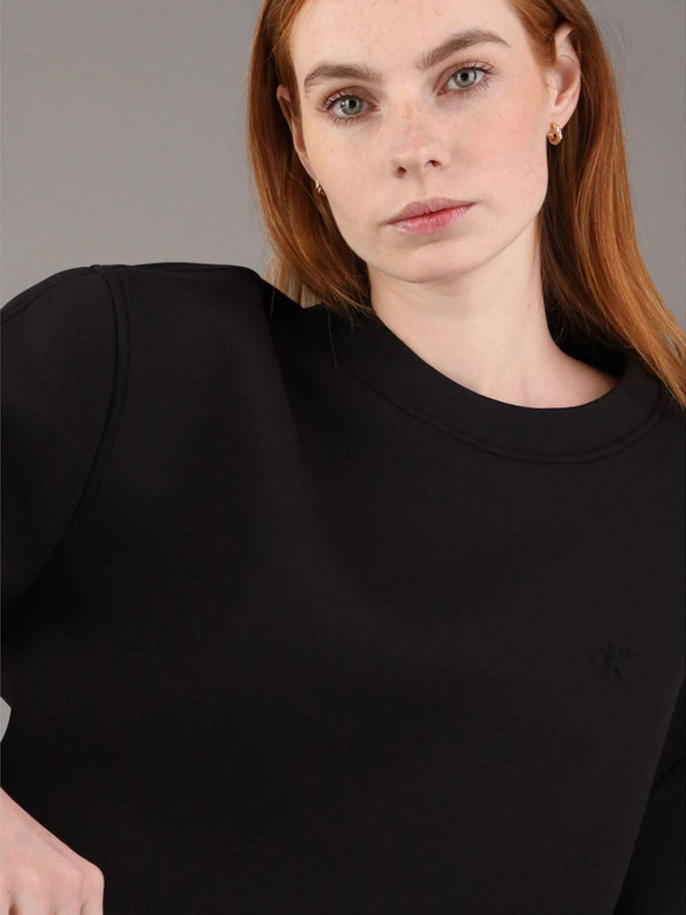 Polerón Scuba Boxy Negro Calvin Klein-3