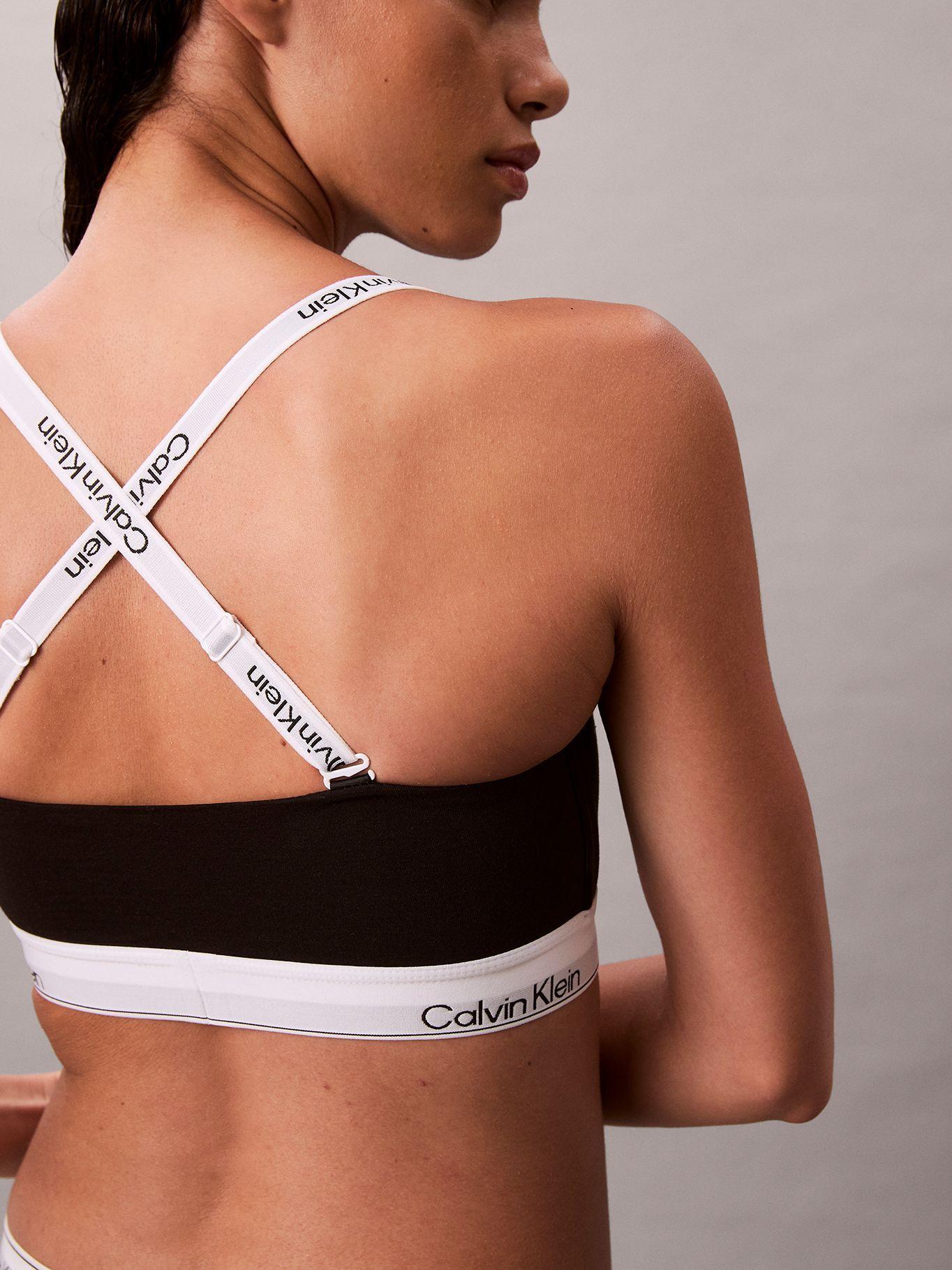 Bralette Sin Tirante Ic Cotton Modal Negro Calvin Klein-5