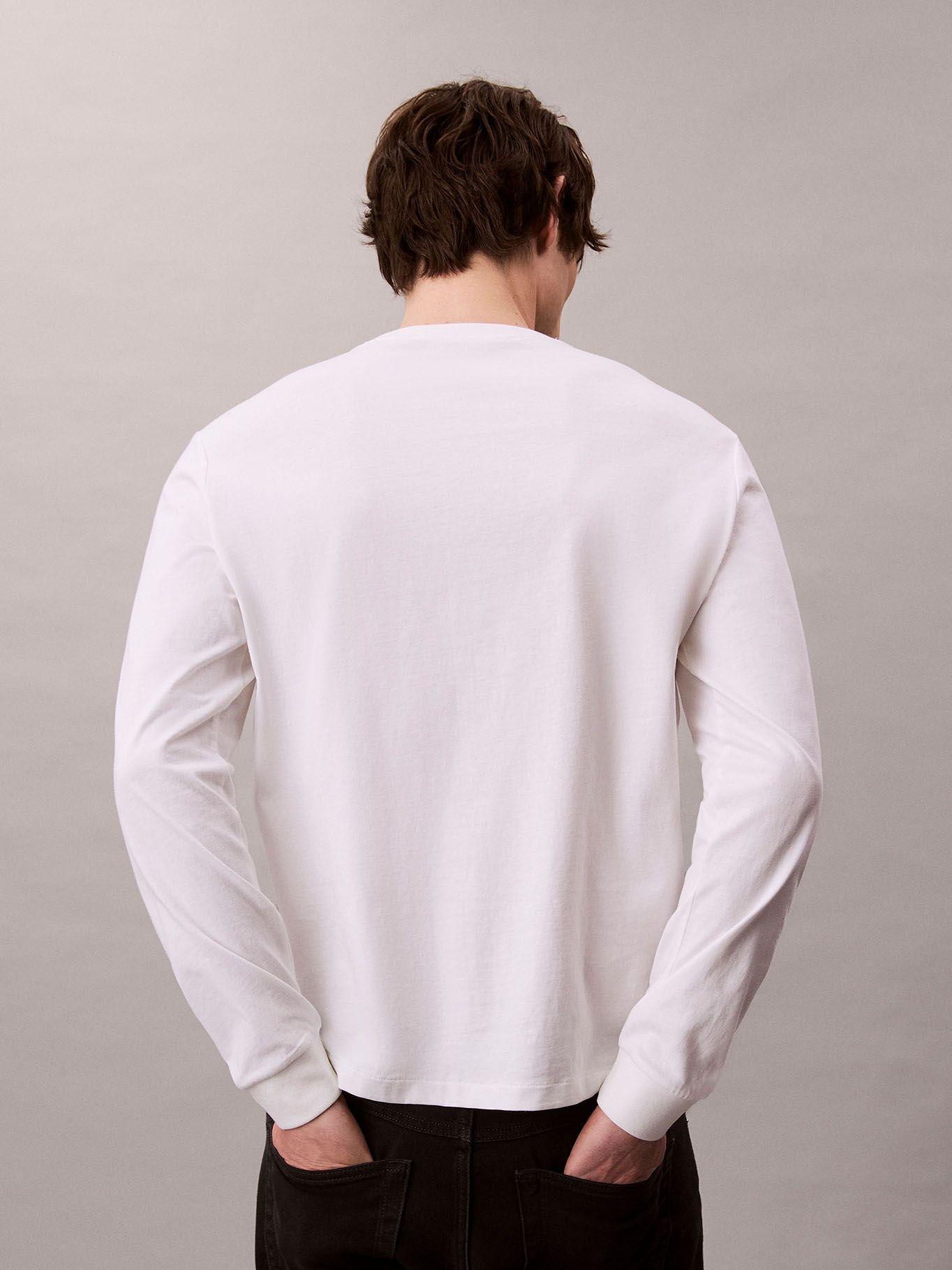 Polera con Monograma Blanco Calvin Klein-2