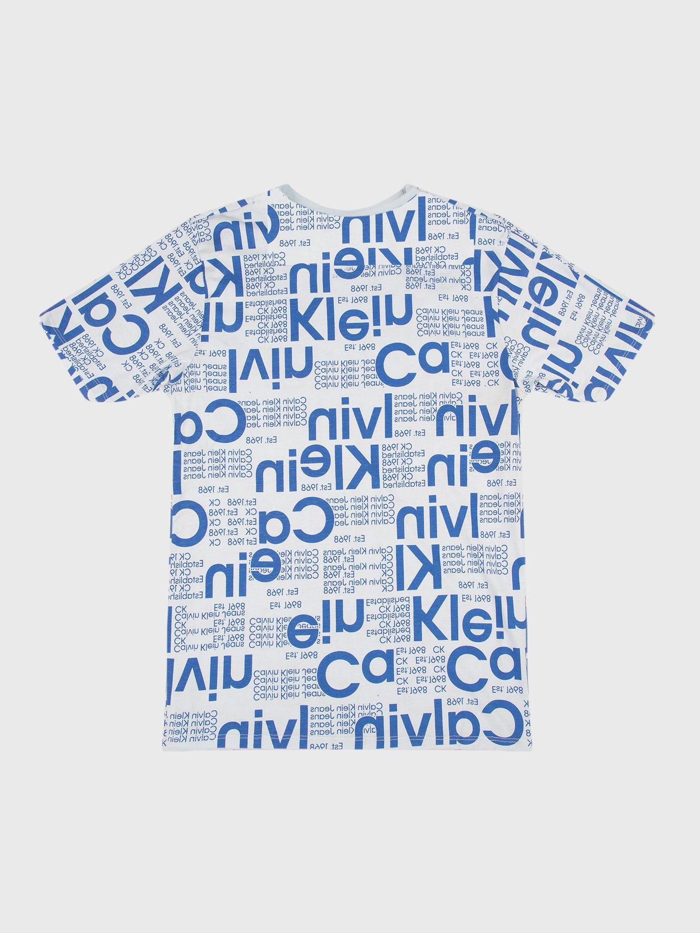 Polera Niño Run On Azul Calvin Klein-1