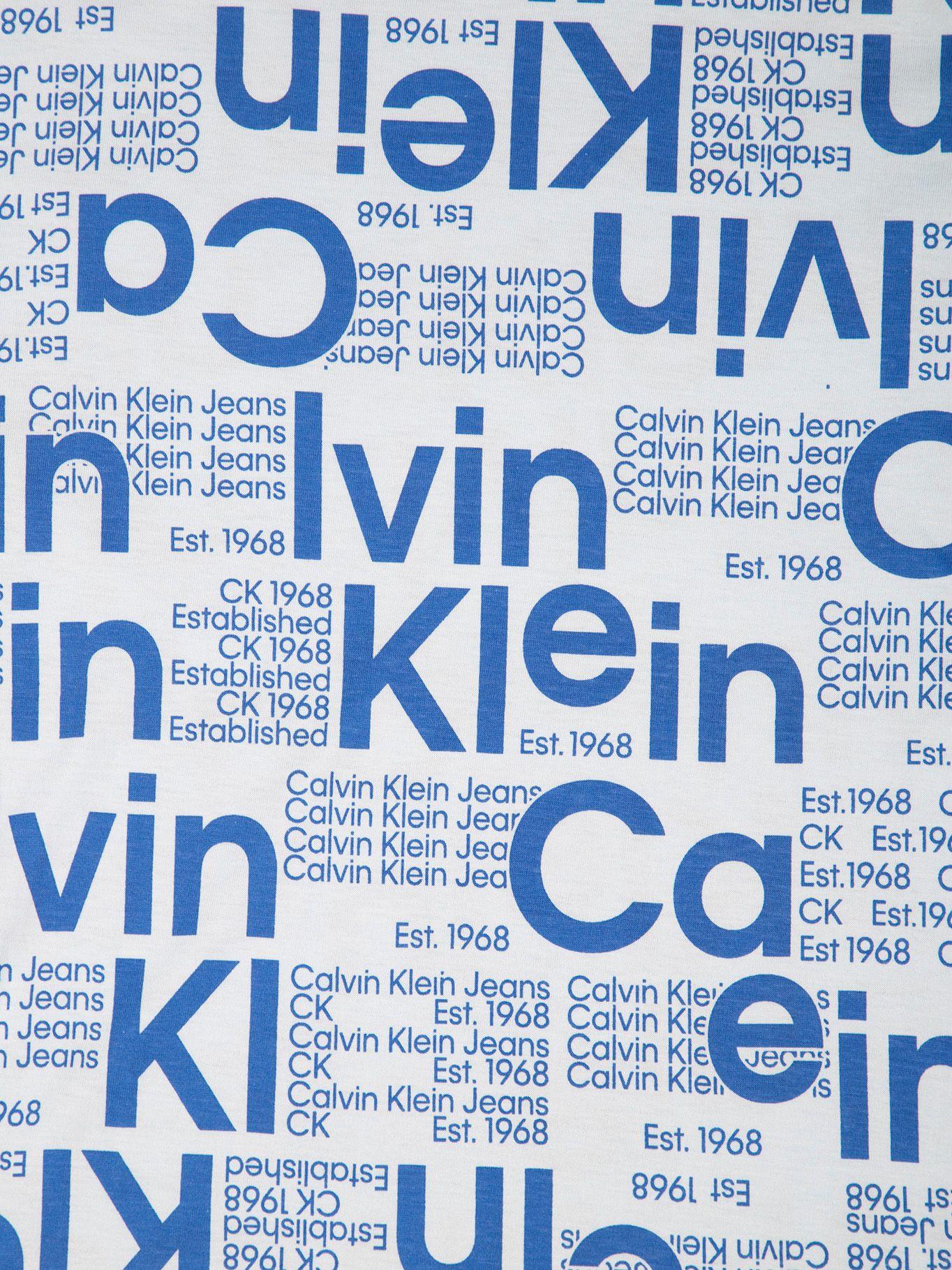 Polera Niño Run On Azul Calvin Klein-2