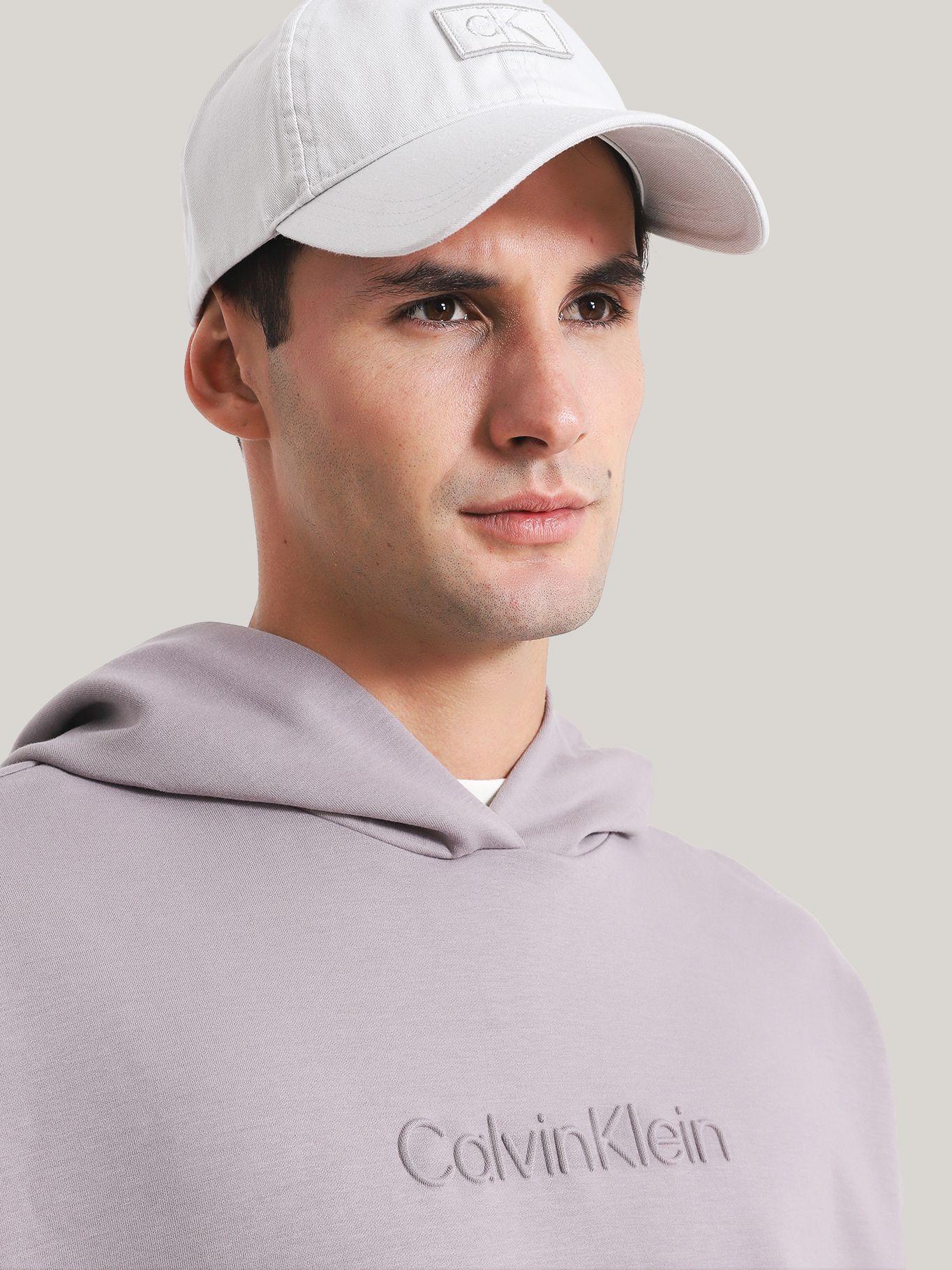 Polerón con Gorro Embossed  Comfort Gris Calvin Klein-3