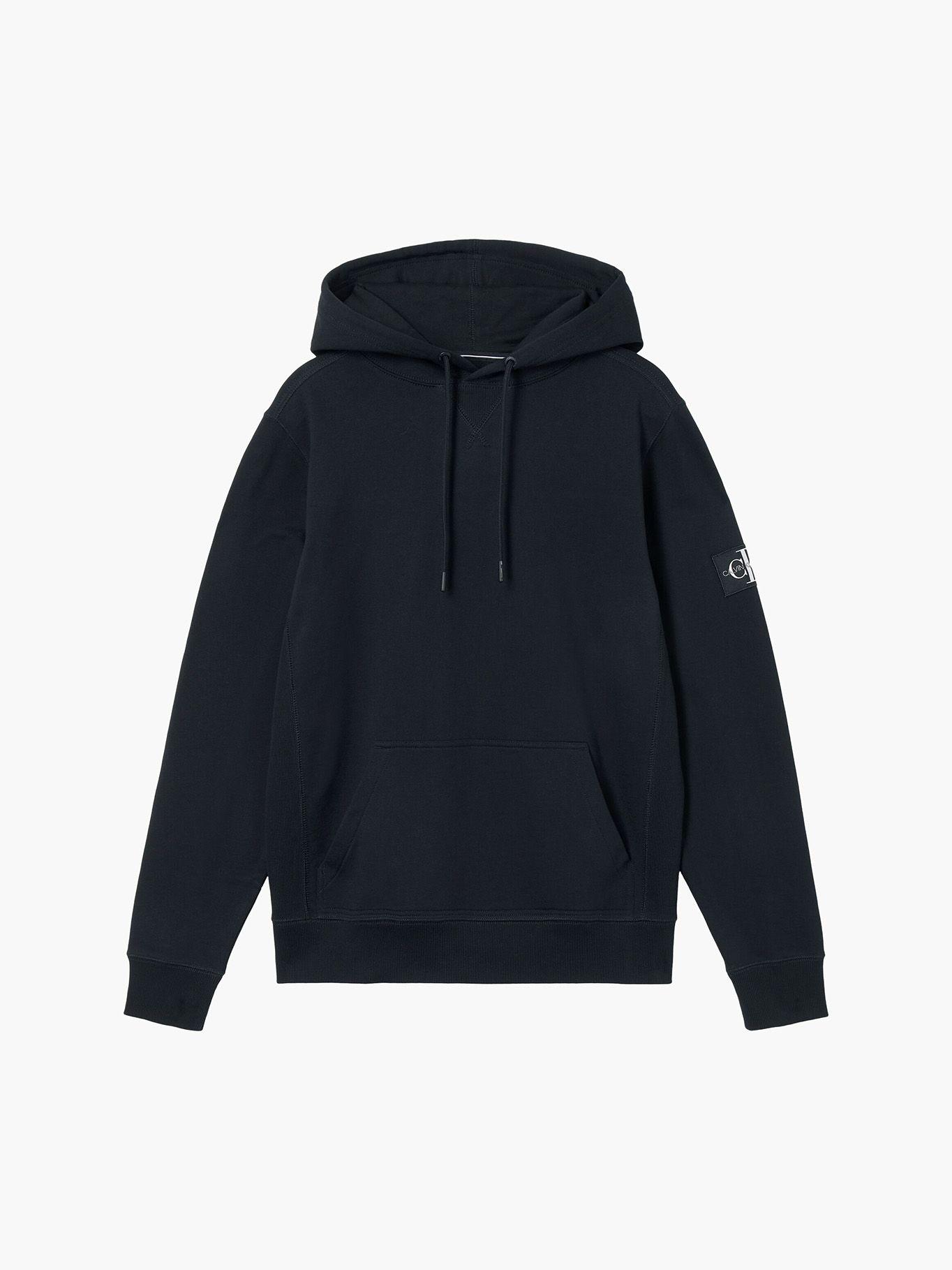 Hoodie Monogram Sleeve Negro BAE Calvin Klein-4