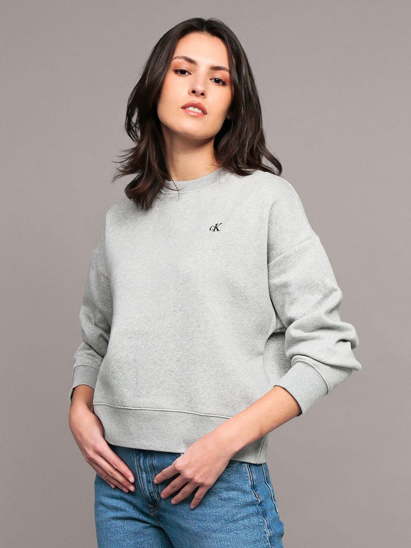 Polerón Archive Logo Gris Calvin Klein-0